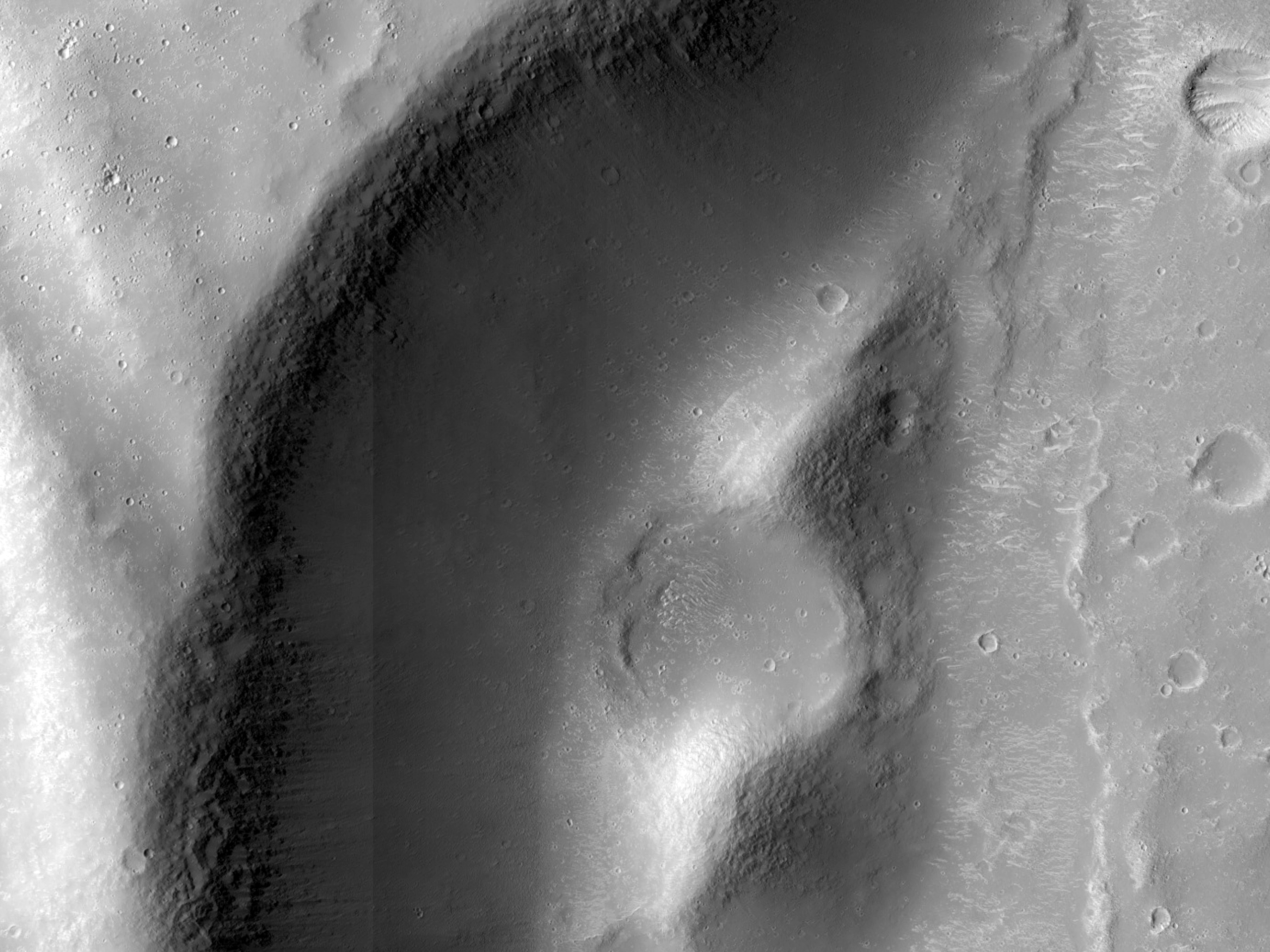 Gebrochene Hochebene in Elysium Planitia