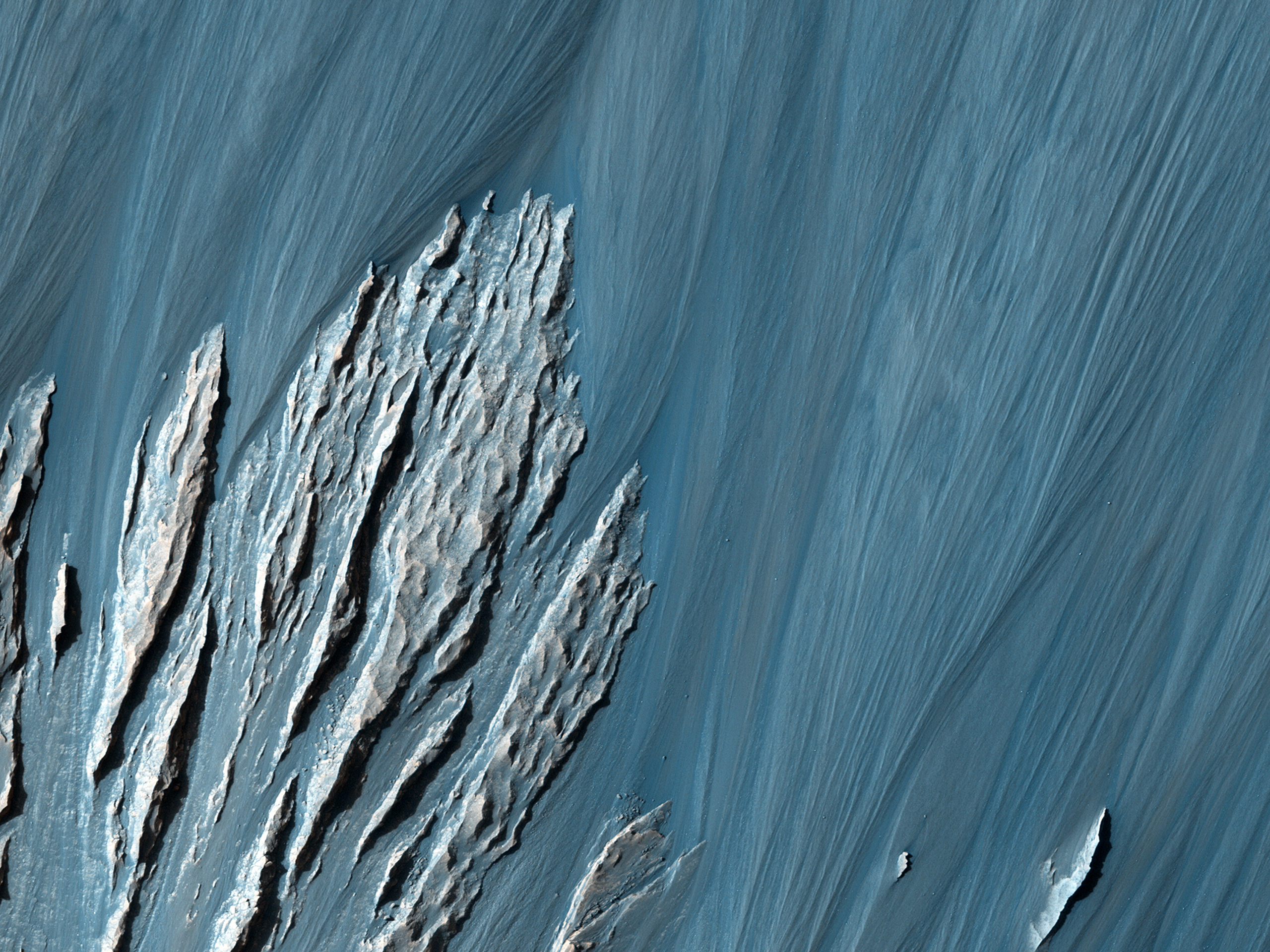 A Revealing Landslide in Hebes Chasma