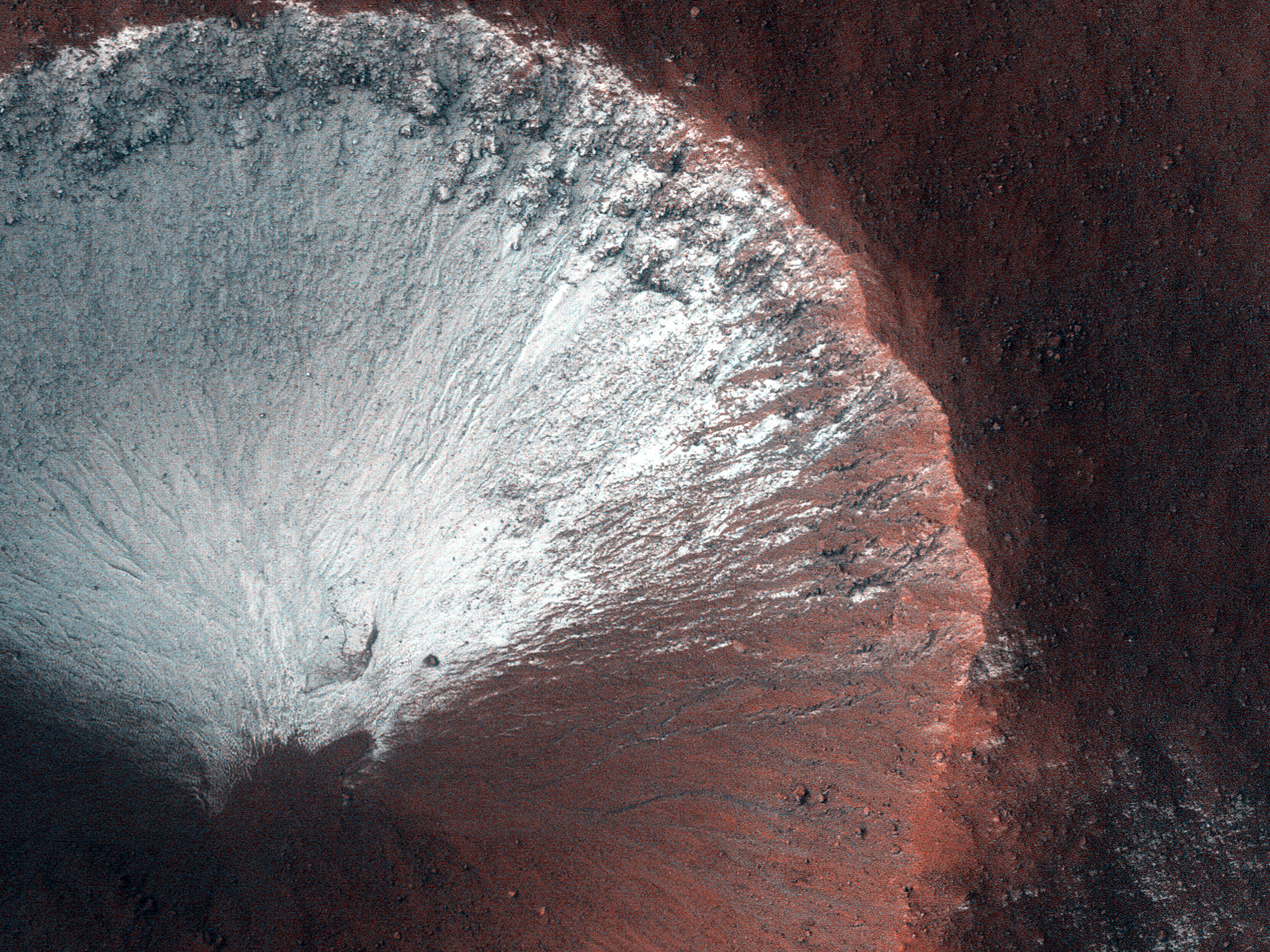 Crater Slopes: The Power of a Repeat Image