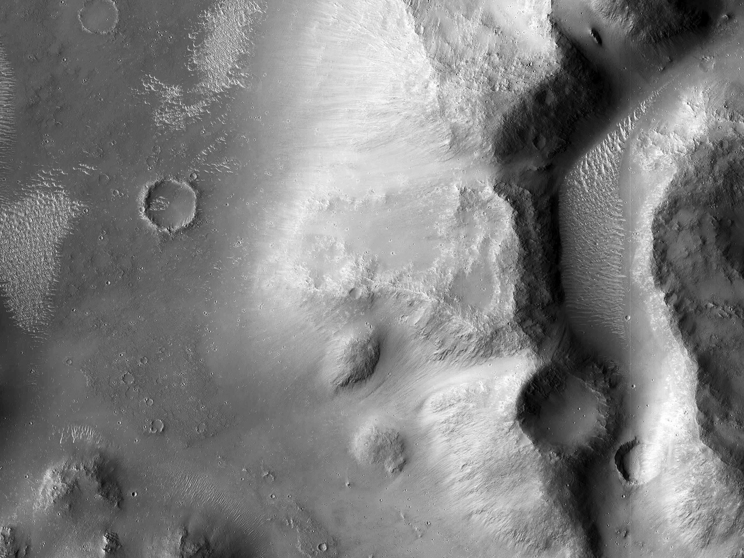 The Arm of a Mountain or Hill Near Elysium Mons