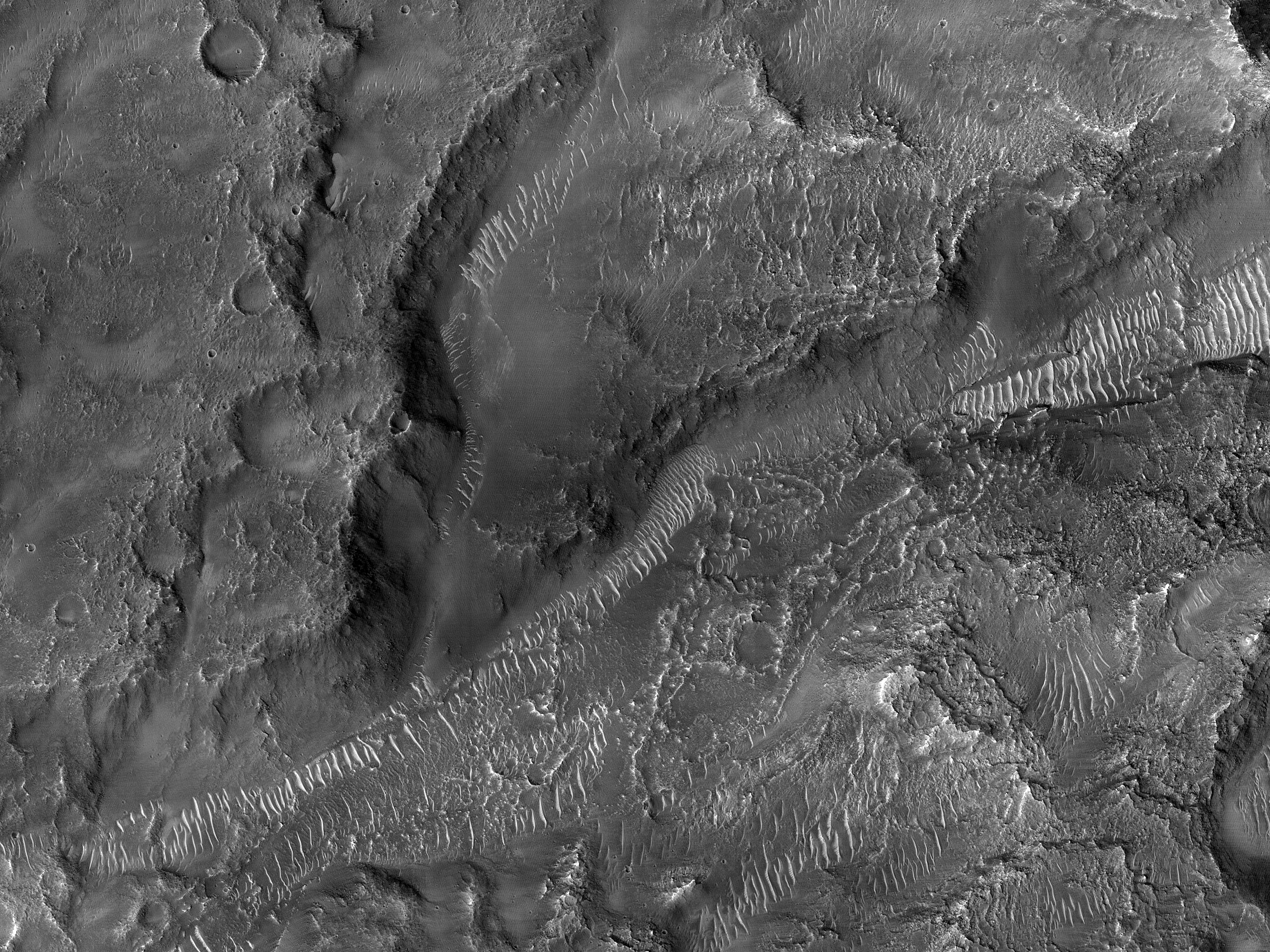 At the Head of a Kasei Valles Cataract