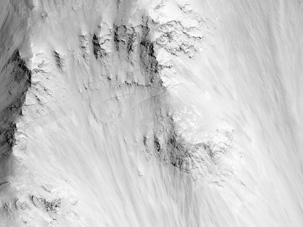 Przegląd historii Marsa w Eos Chasma