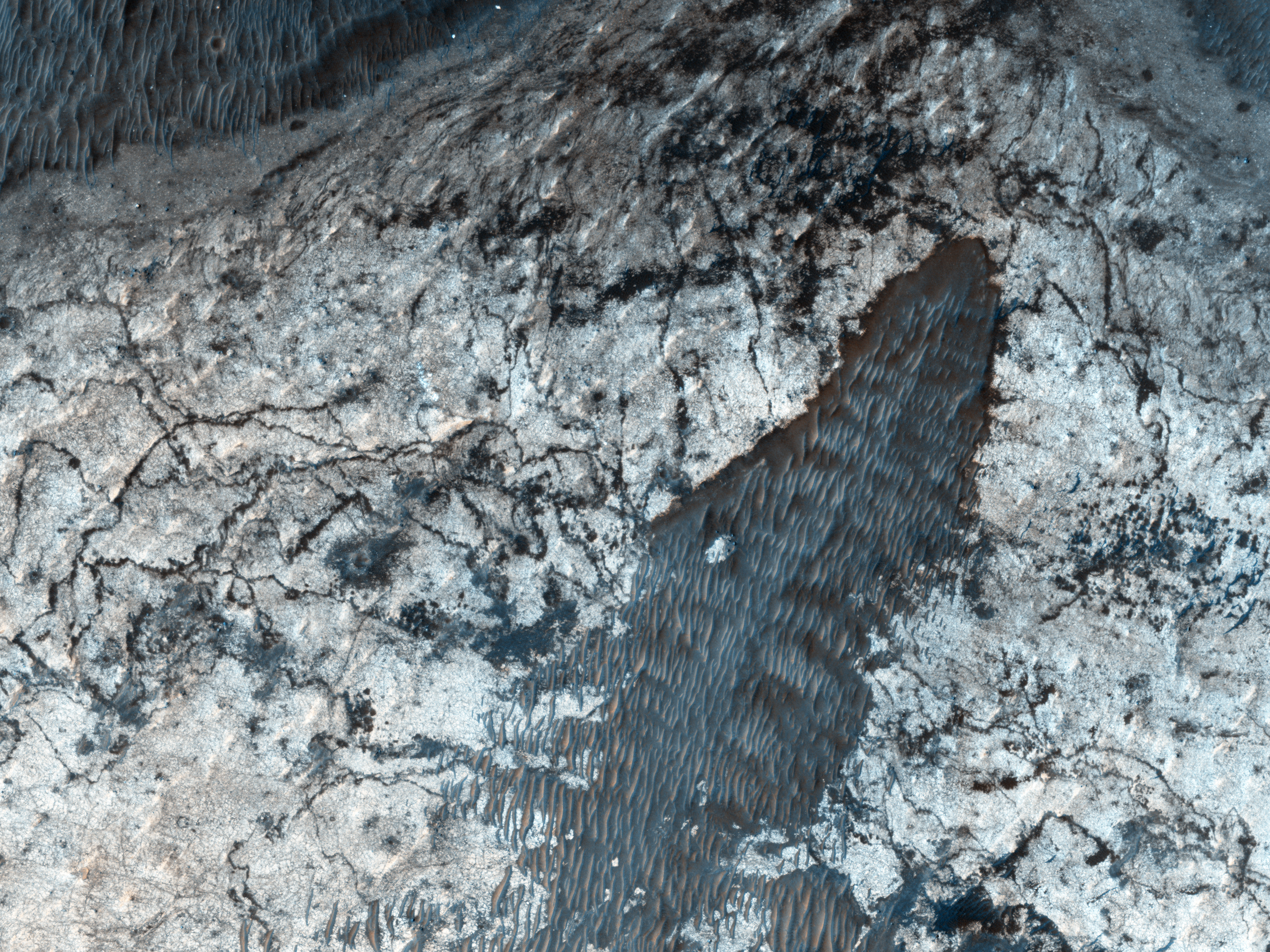 Sedimentary Deposits within Ius Chasma
