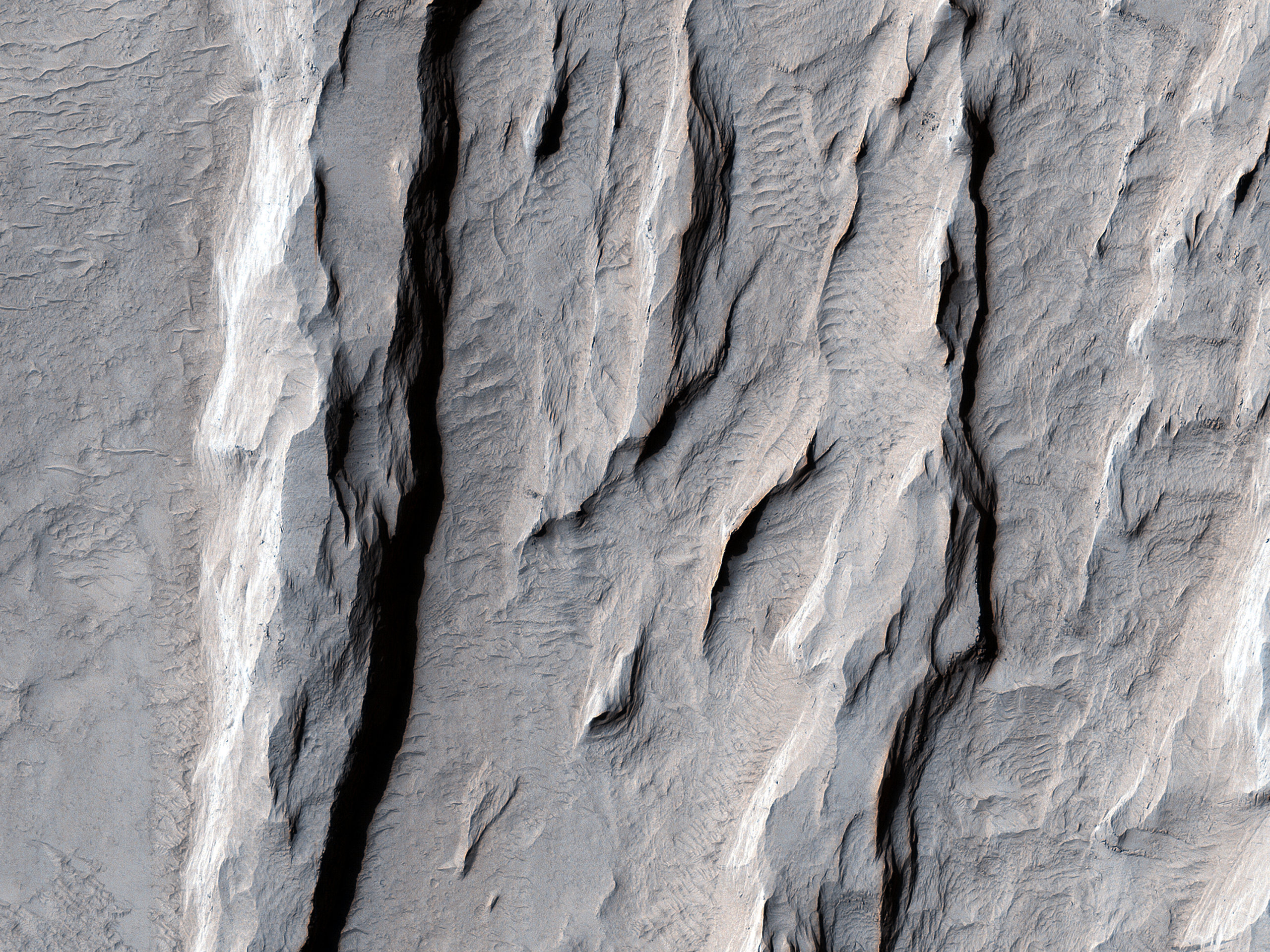 Yardang-Sculpted Deposits from Apollonaris Patera