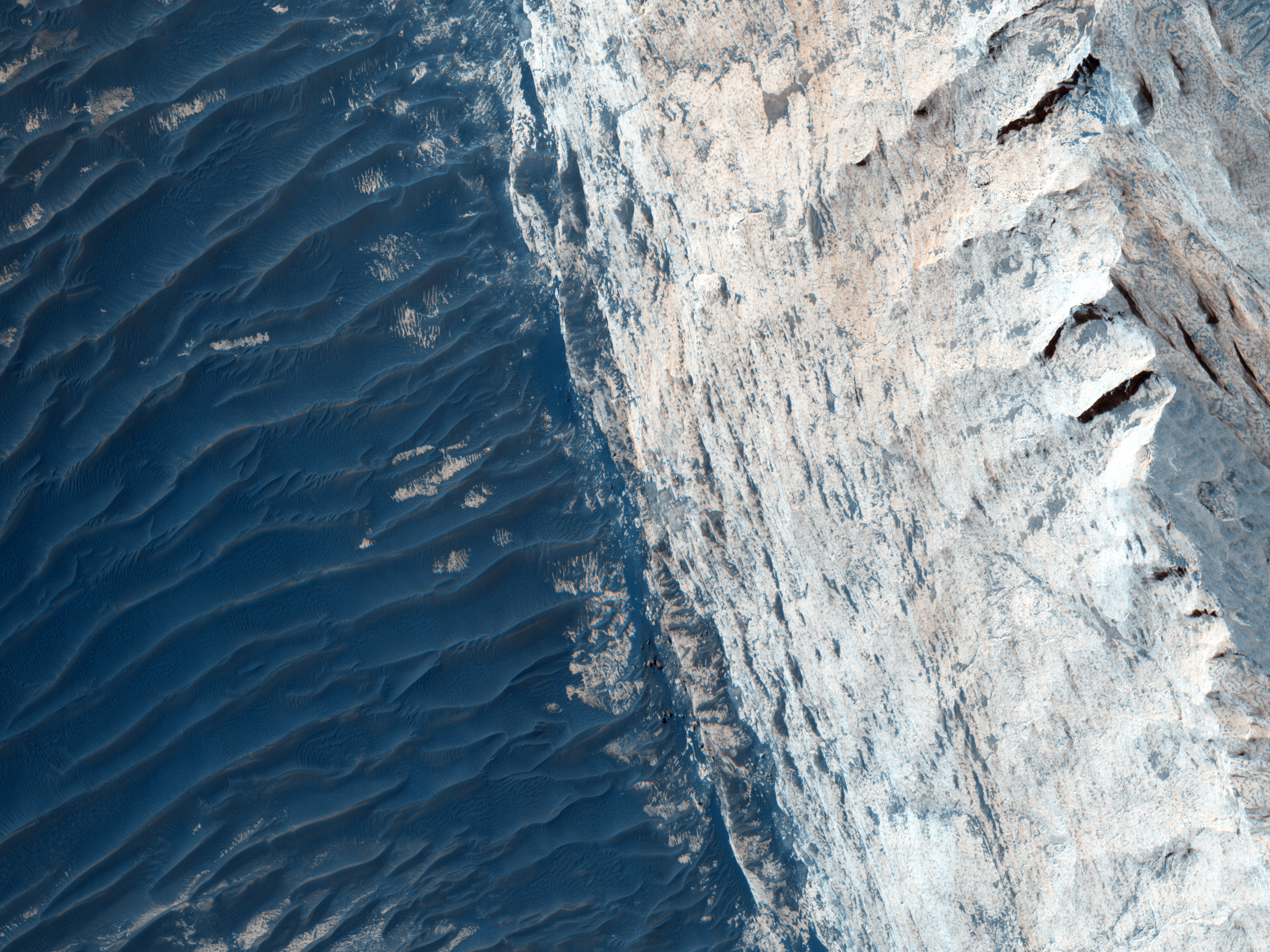 Layers and Fractures in Ophir Chasma
