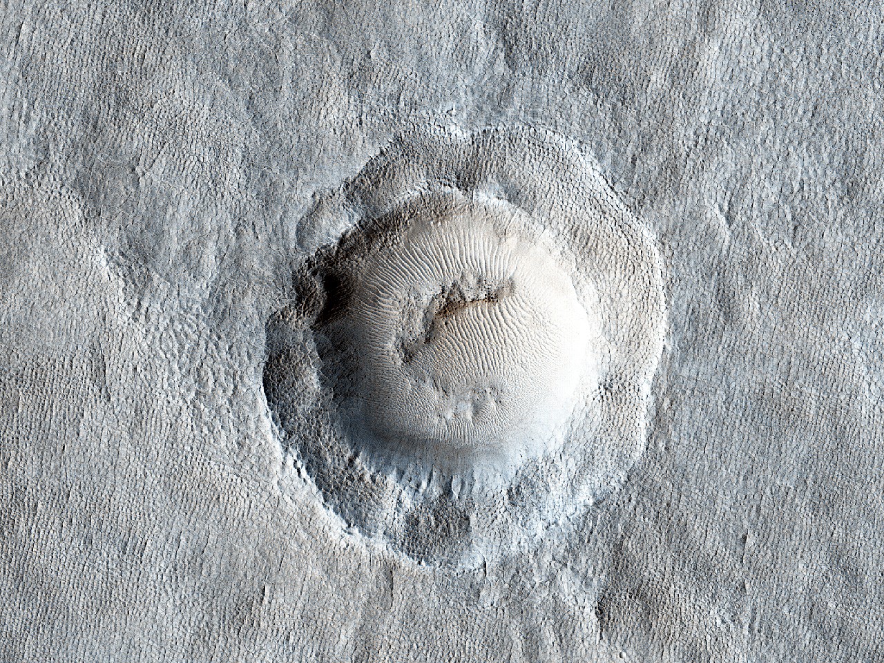 Kowdoll gans Terras Dewblek yn Arcadia Planitia