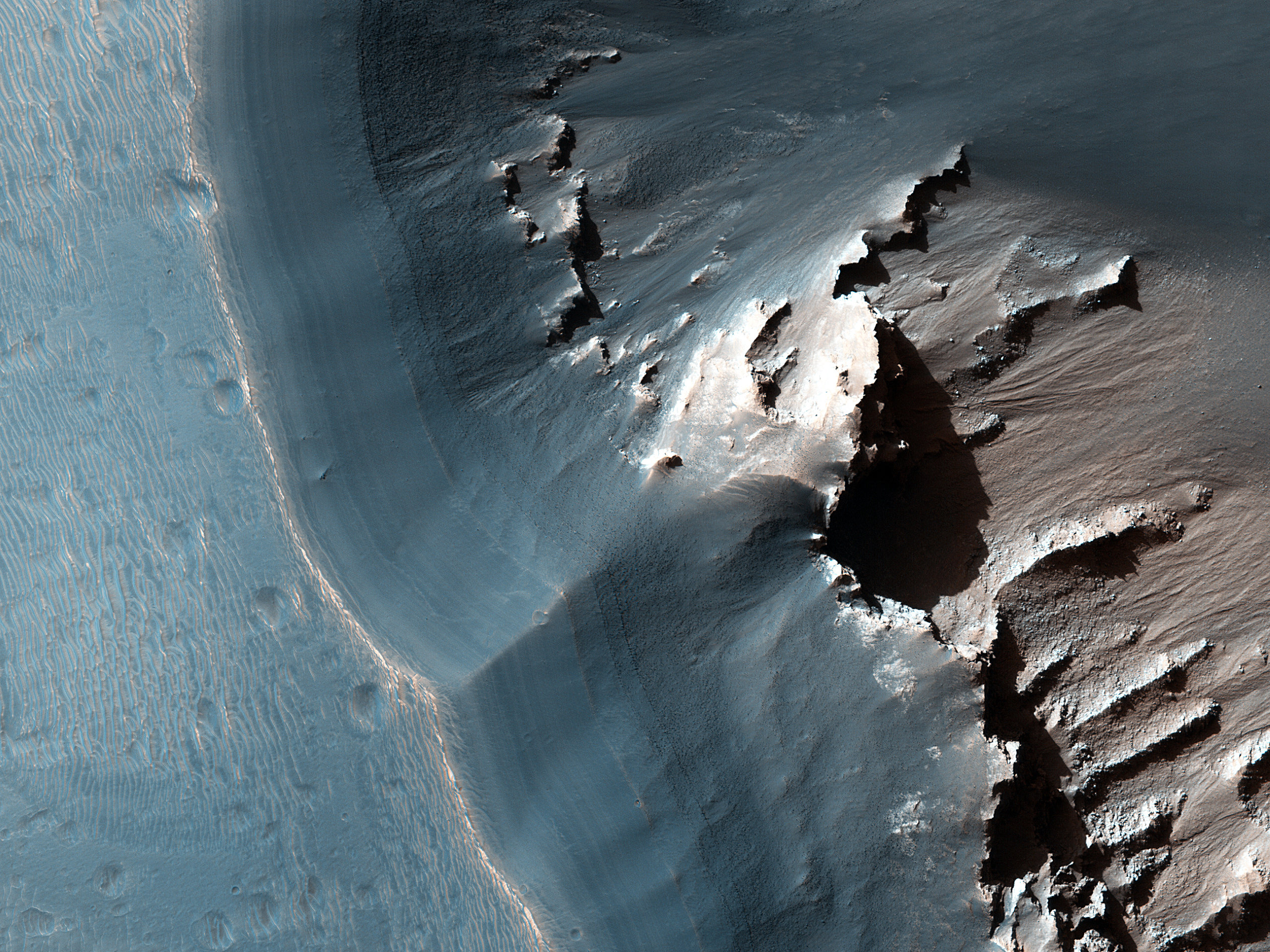 Jarosite in Noctis Labyrinthus