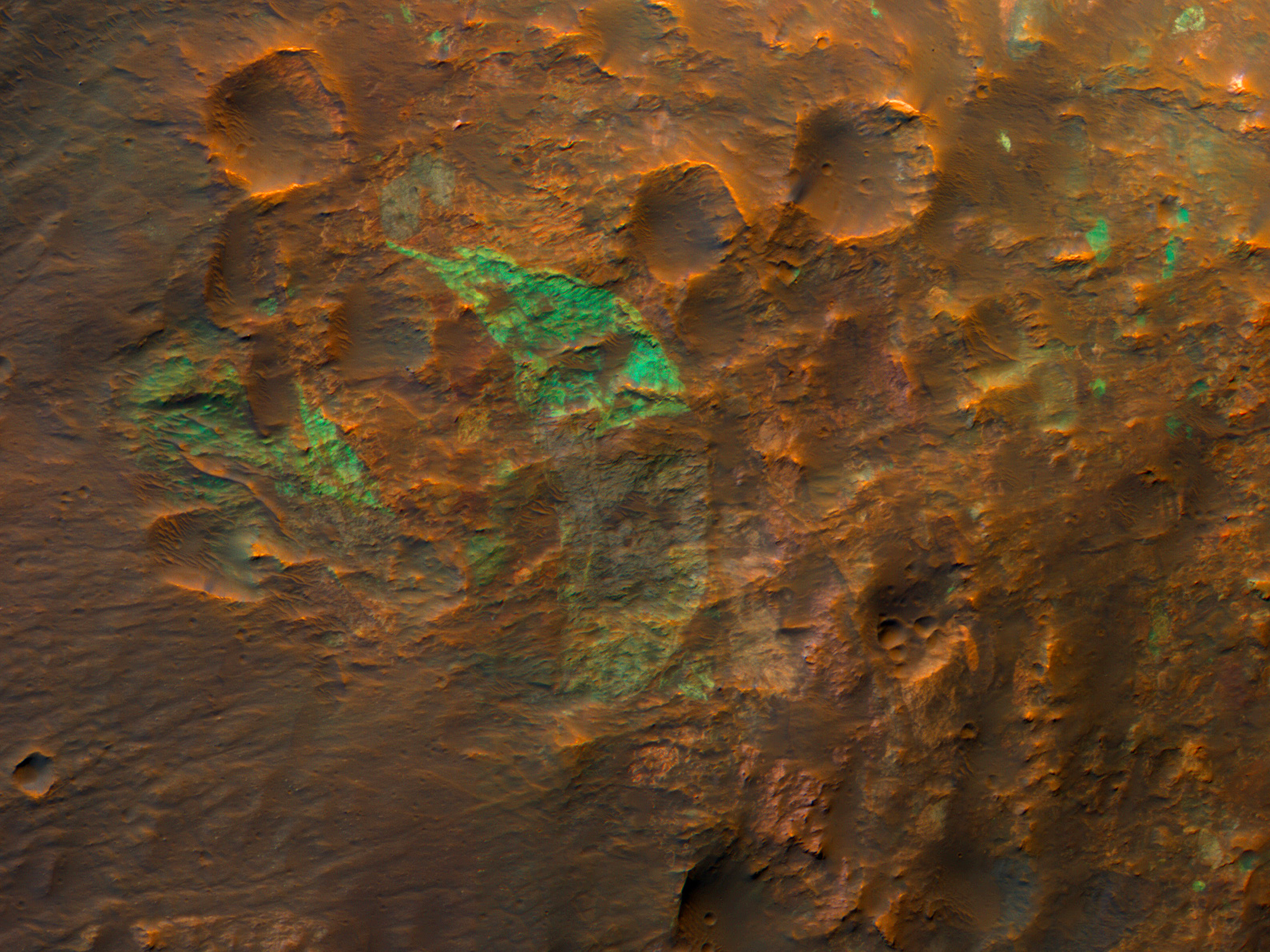 Cubism in the Western Rim of Holden Crater