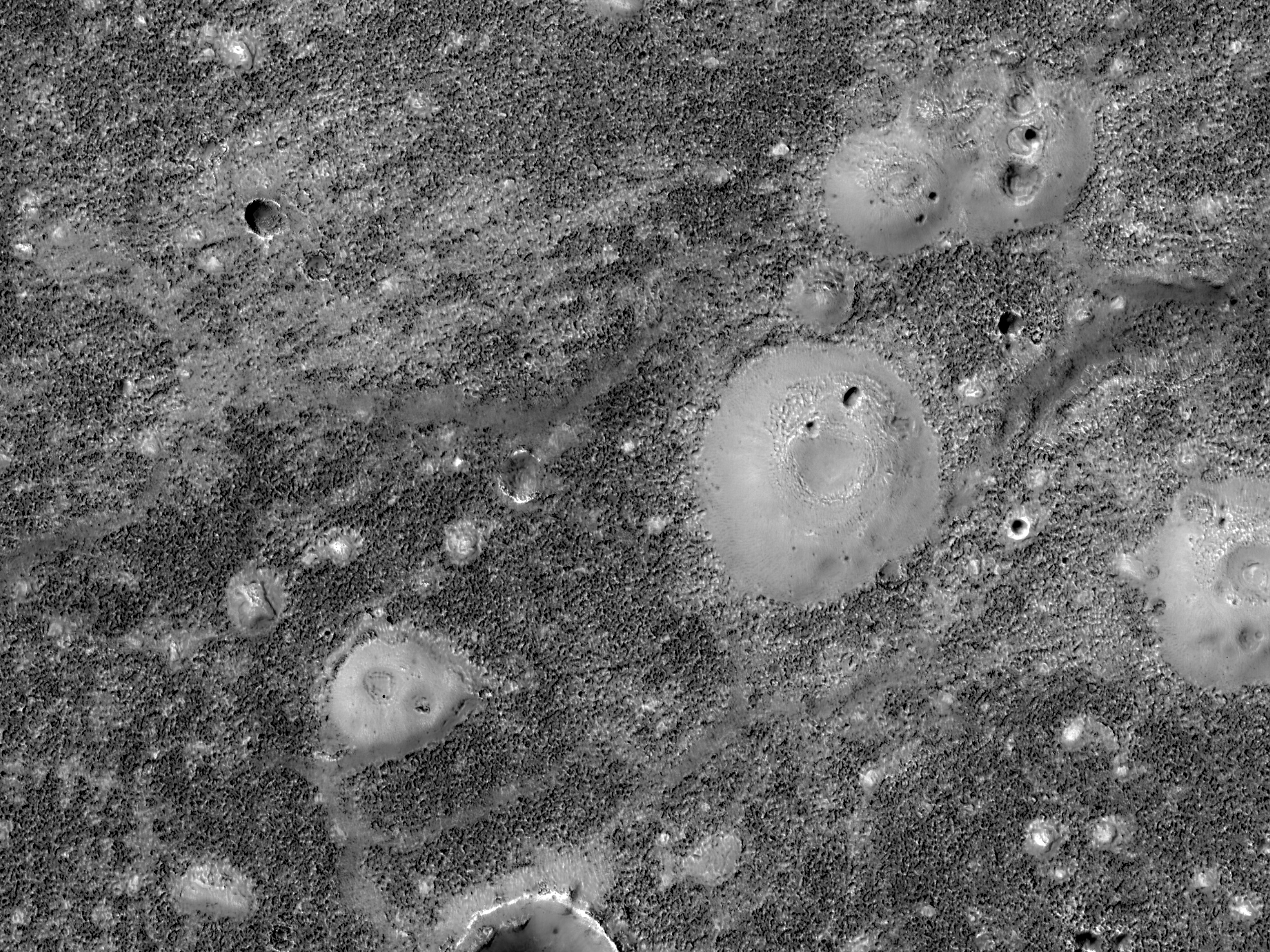 Cratered Cones in Acidalia Planitia