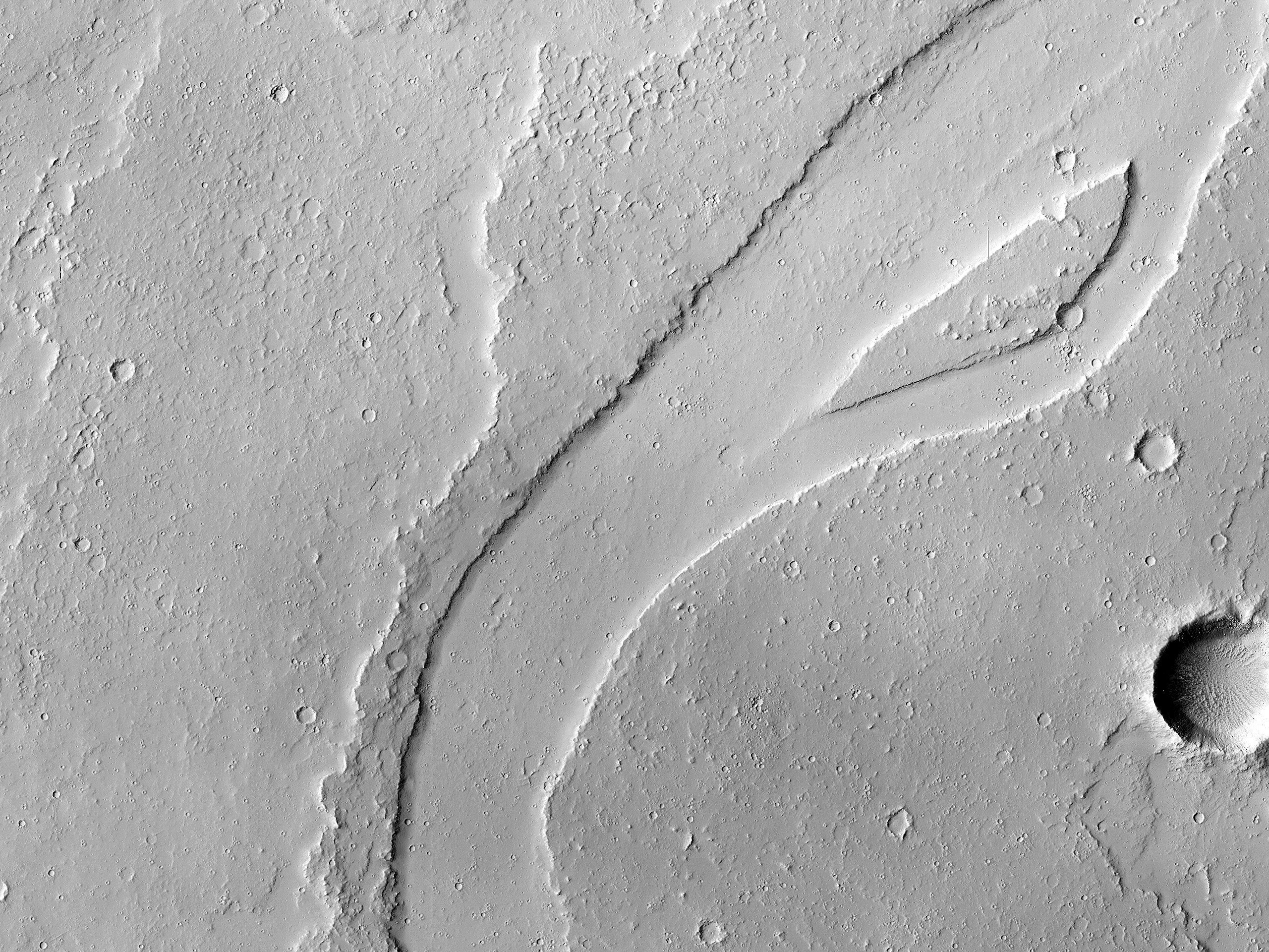 A Long and Winding Channel in Tharsis