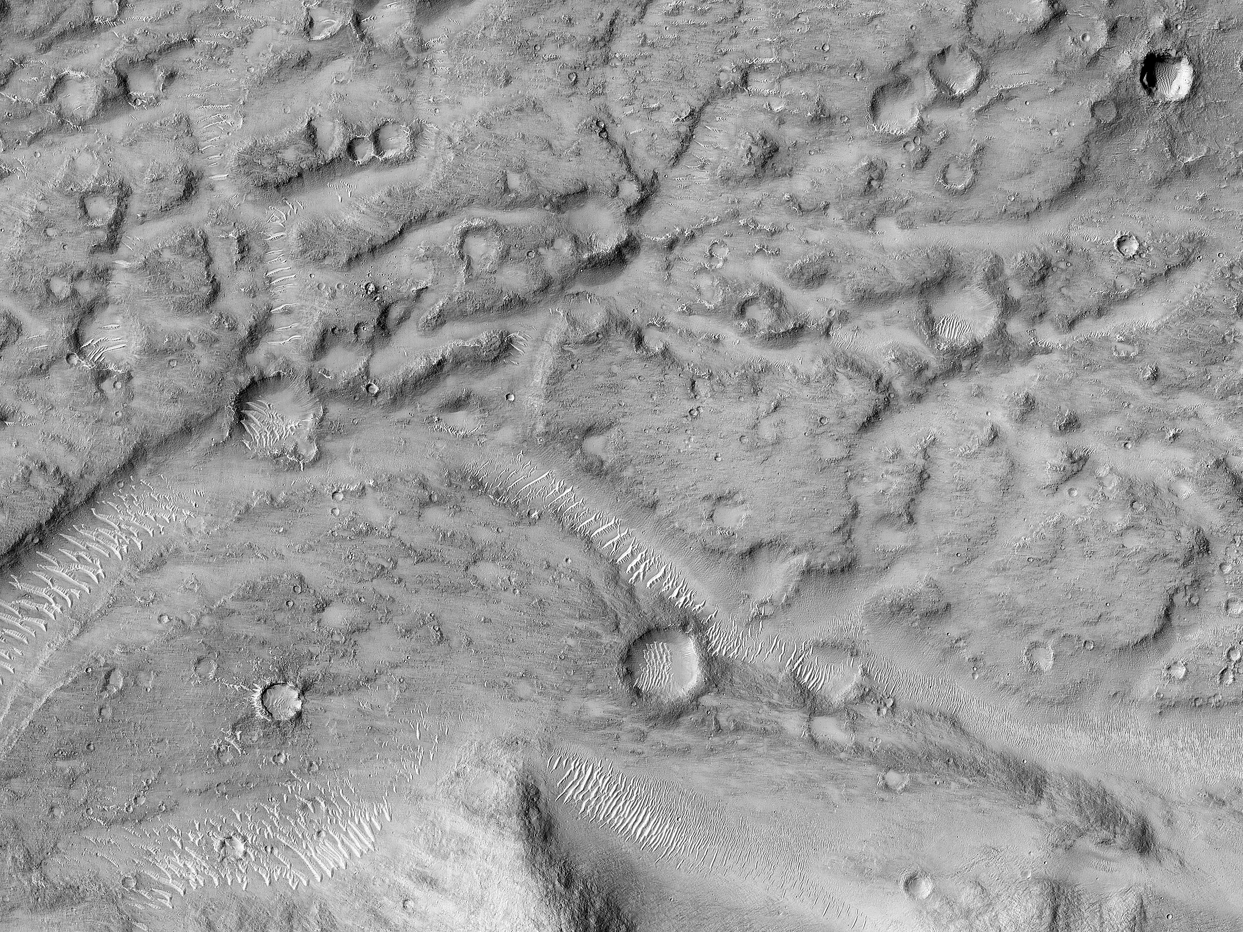 Ancient Streamlined Islands of the Palos Outflow Channel