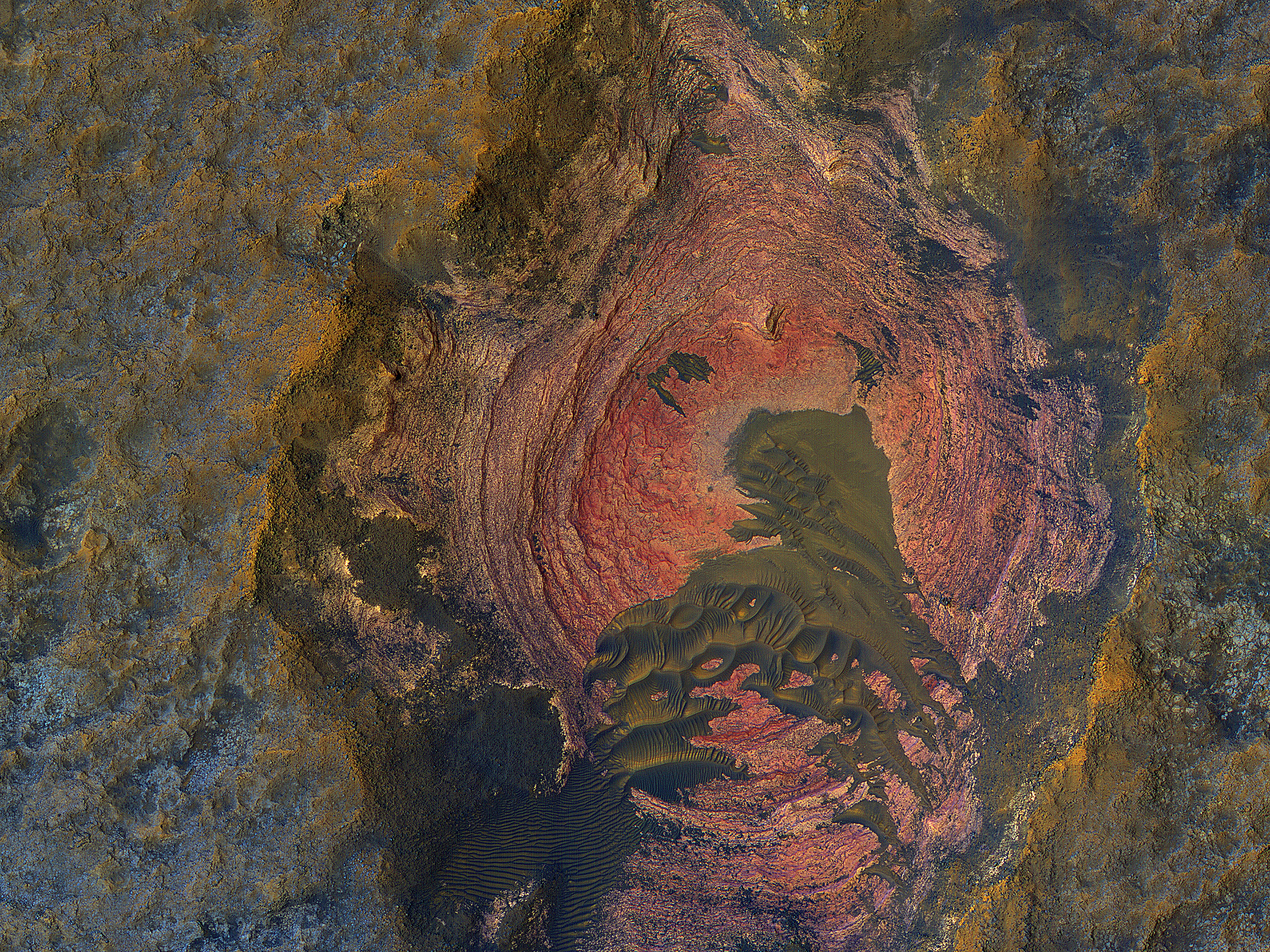 Colorful Bedrock Layers