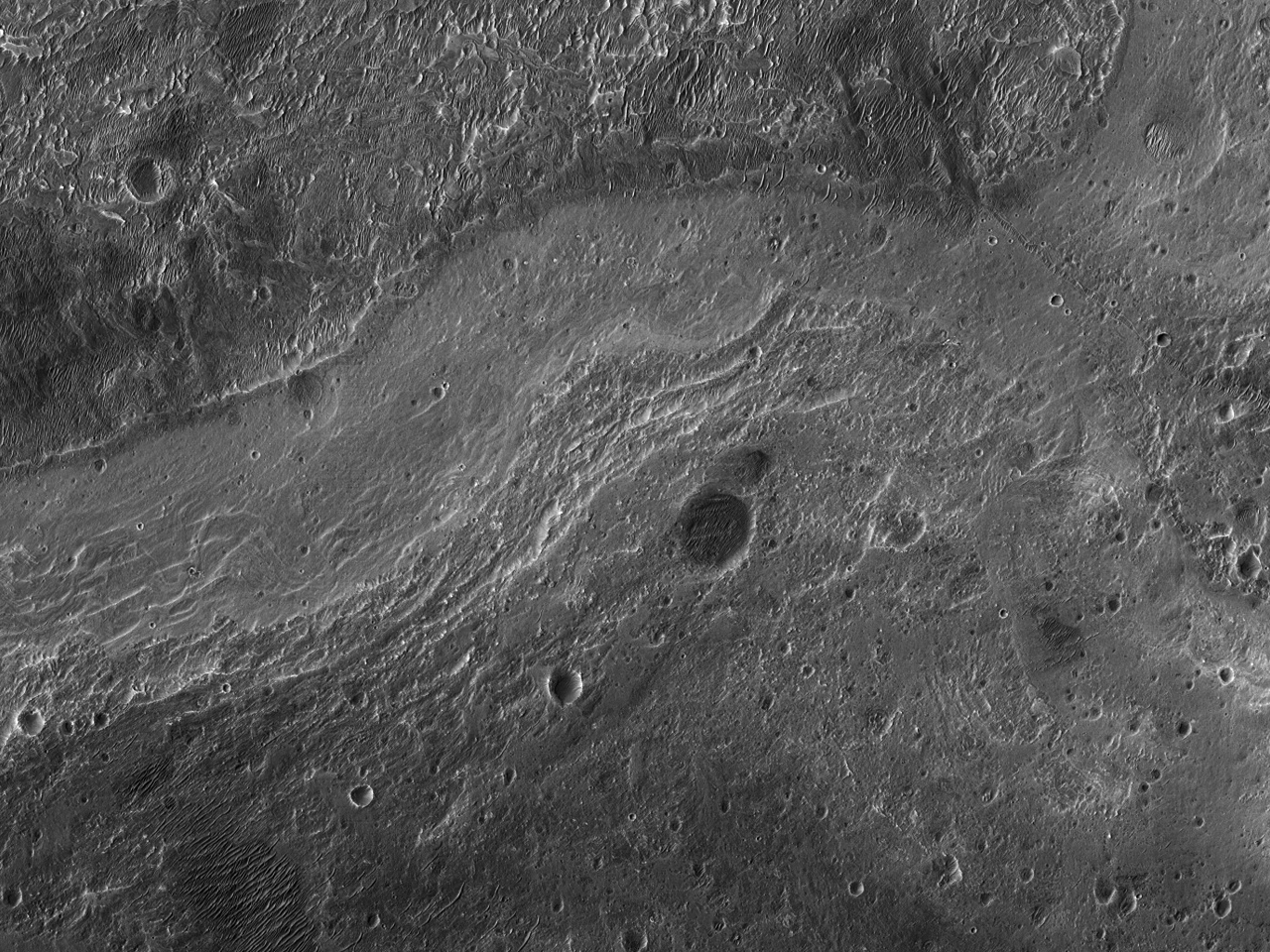 Podeaua de est a Roddy Crater