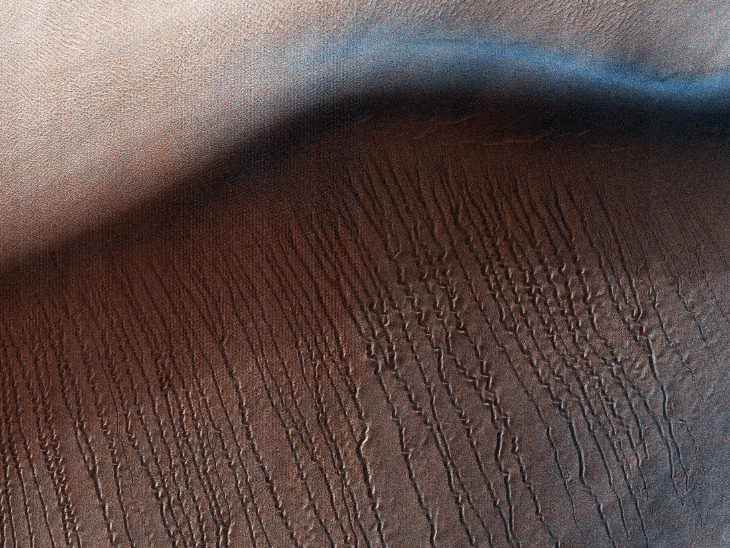 Squiggles in Hellas Planitia
