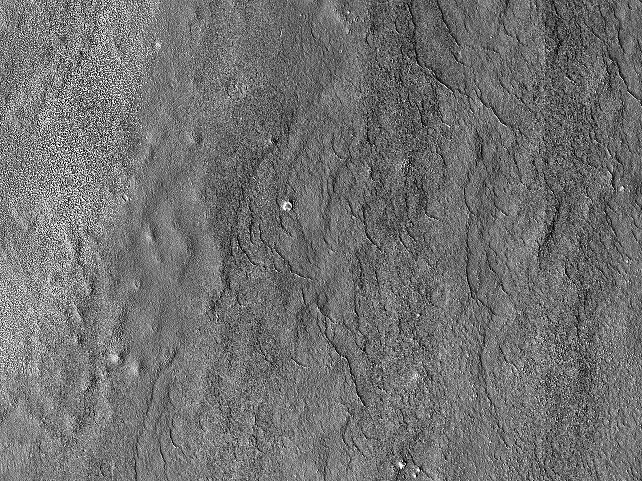 Mahdollinen Red Dragonin laskeutumispaikka Arcadia Planitiassa