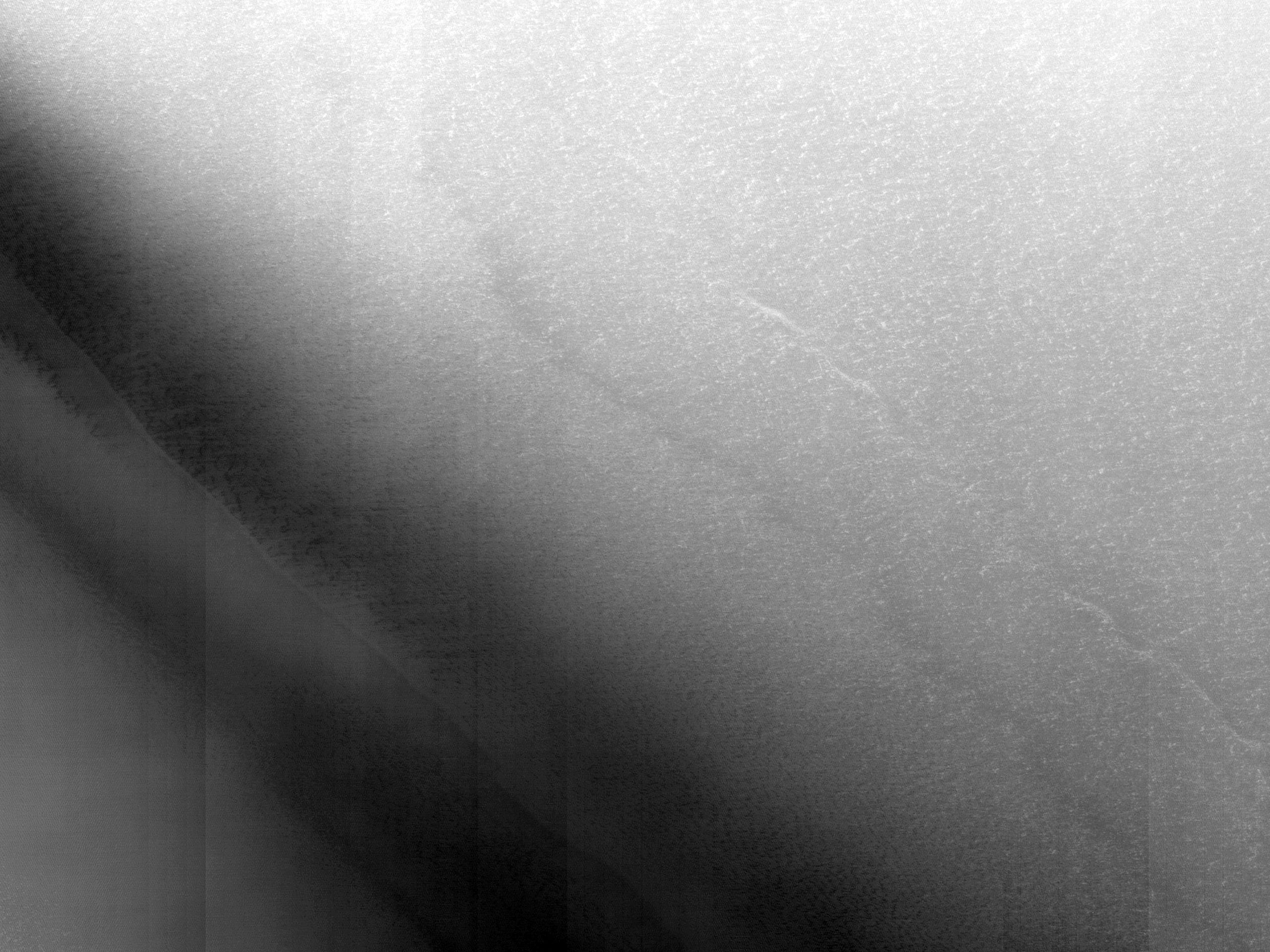 Grubenkrater in der Nordpolarregion des Mars