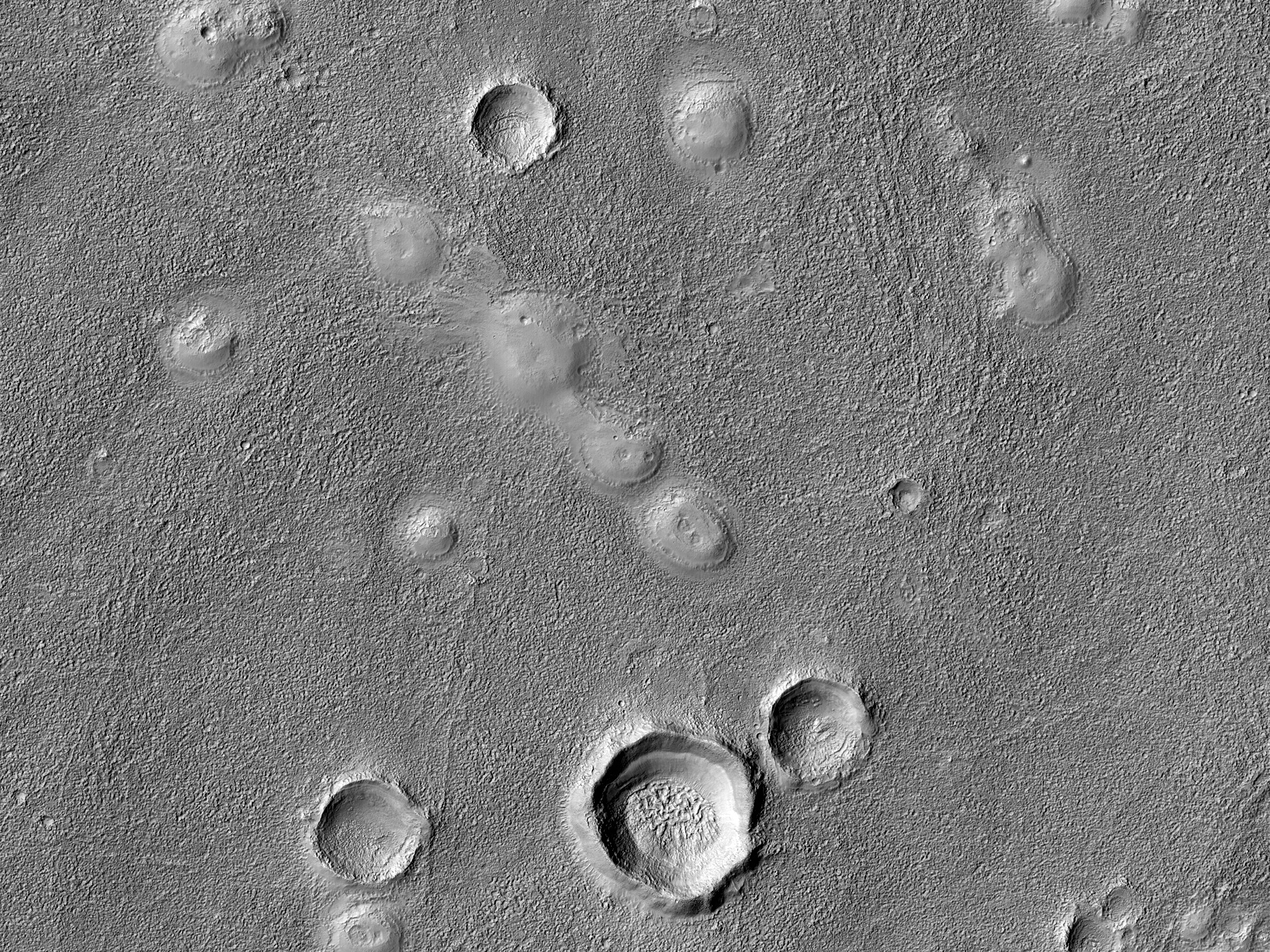 Hgelketten in Utopia Planitia