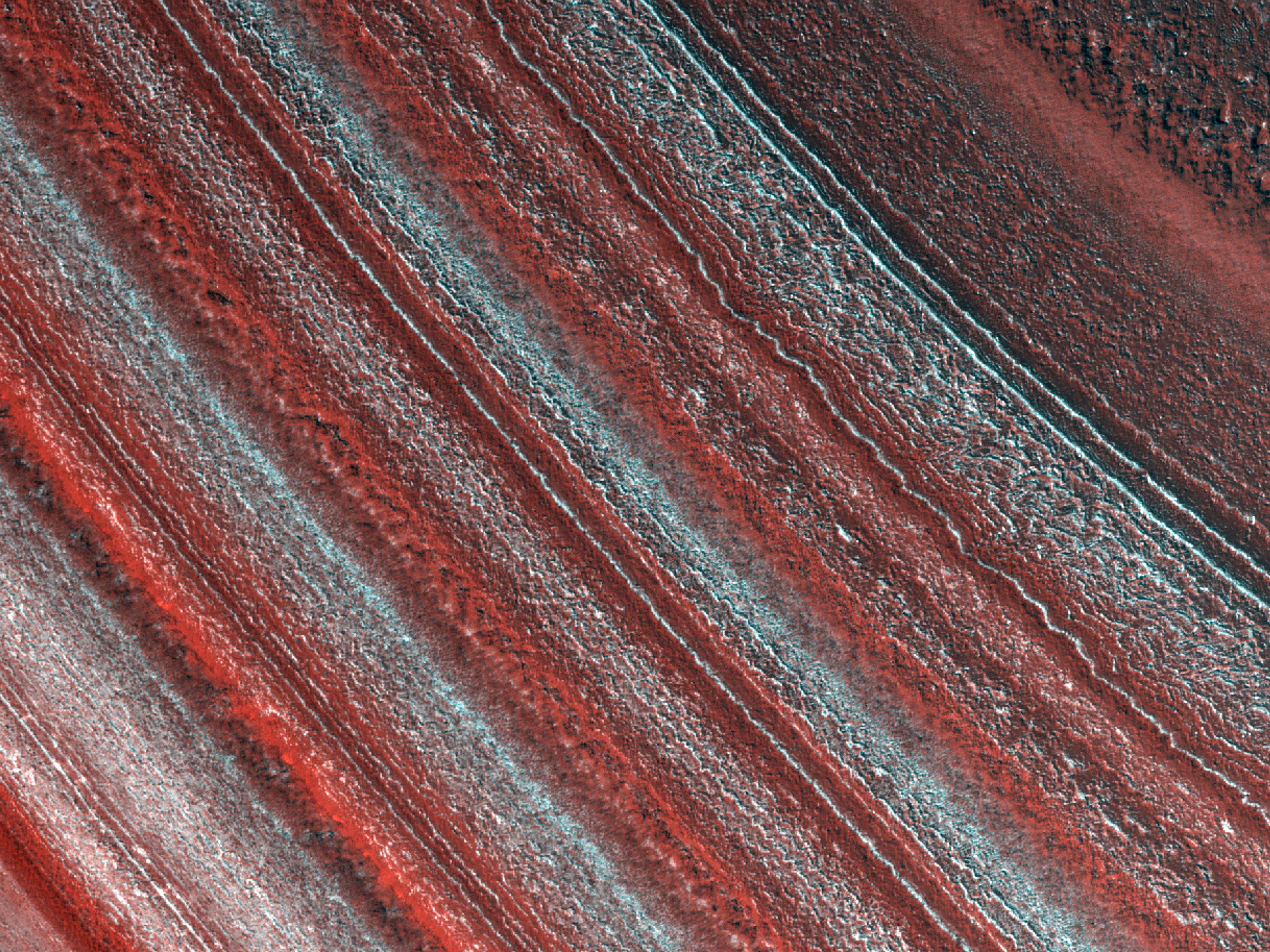 Слоистые отложения марсианского Северного полюса