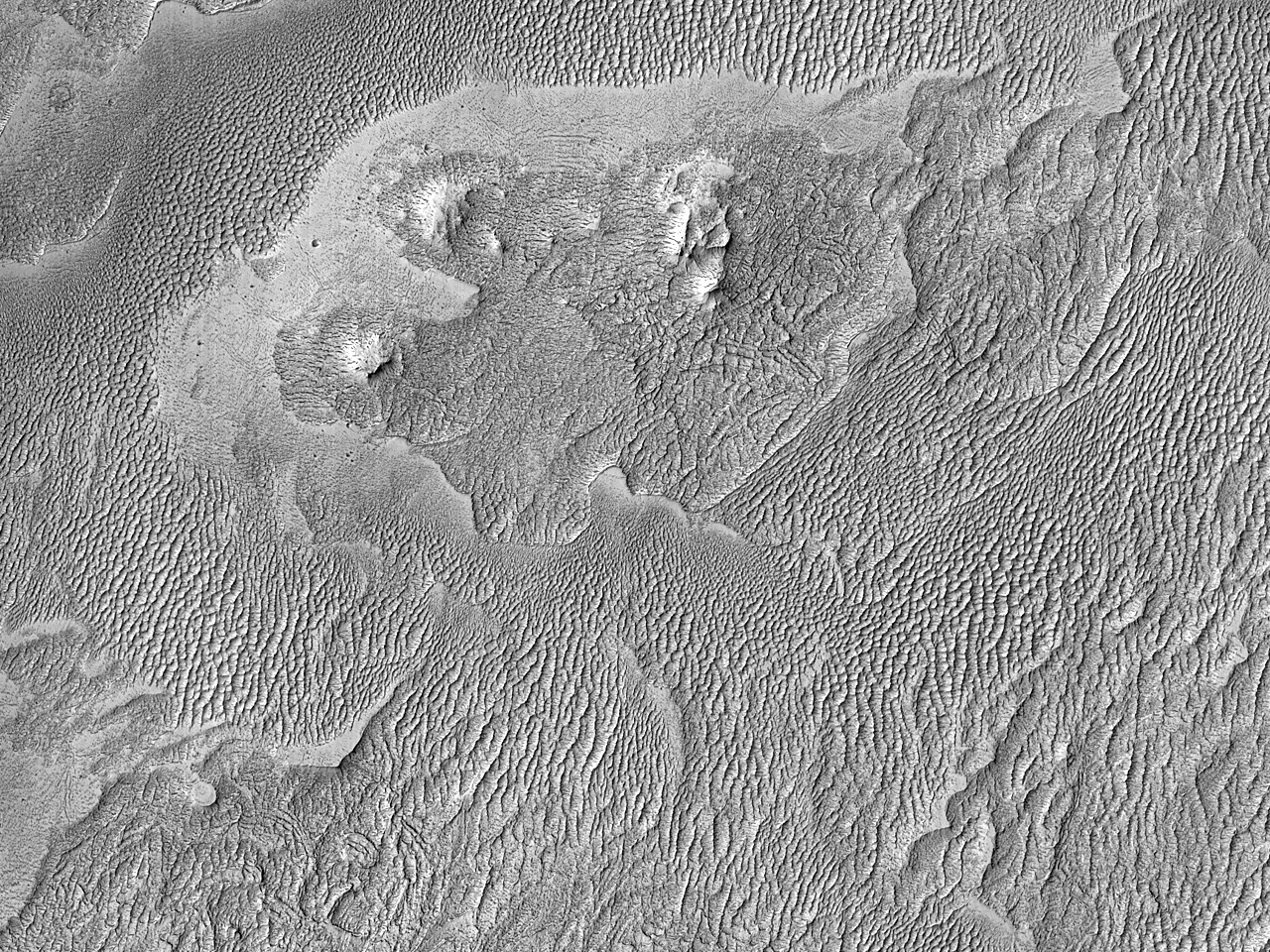 Layers Northwest Schiaparelli Crater