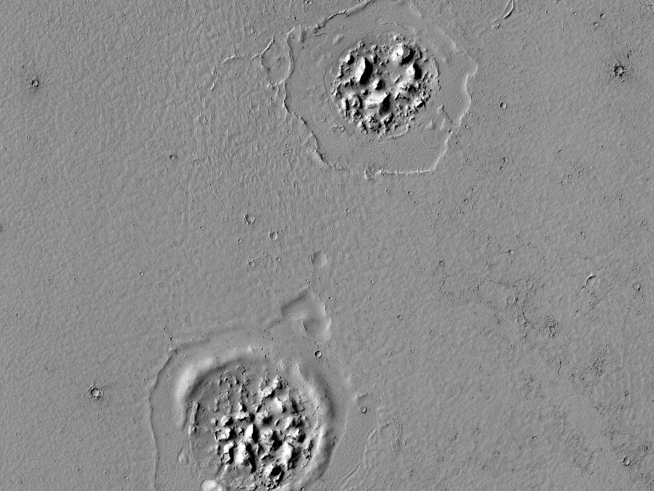 Circular Features in Southern Elysium Planitia