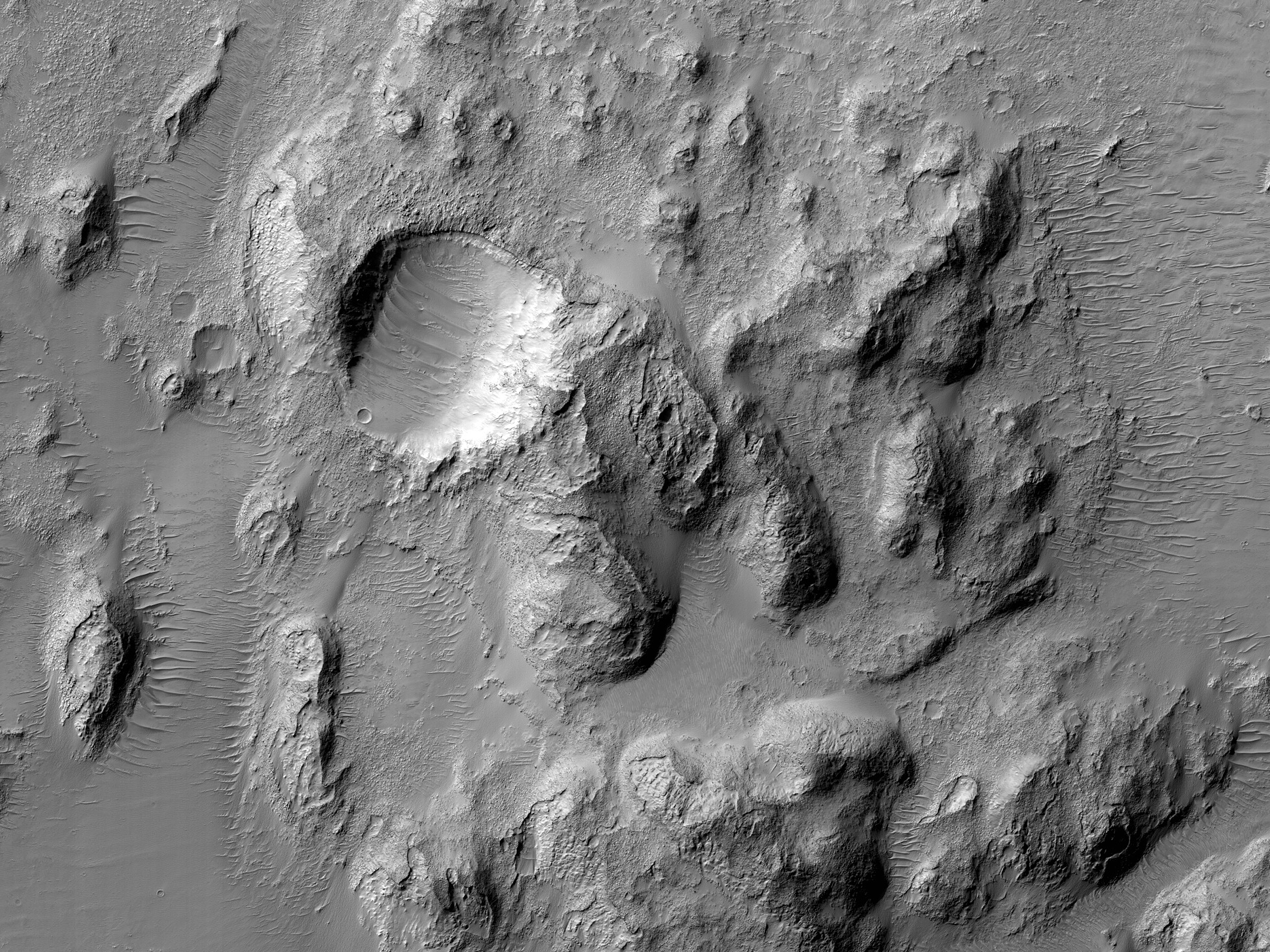 Holden Crater Impact Ejecta