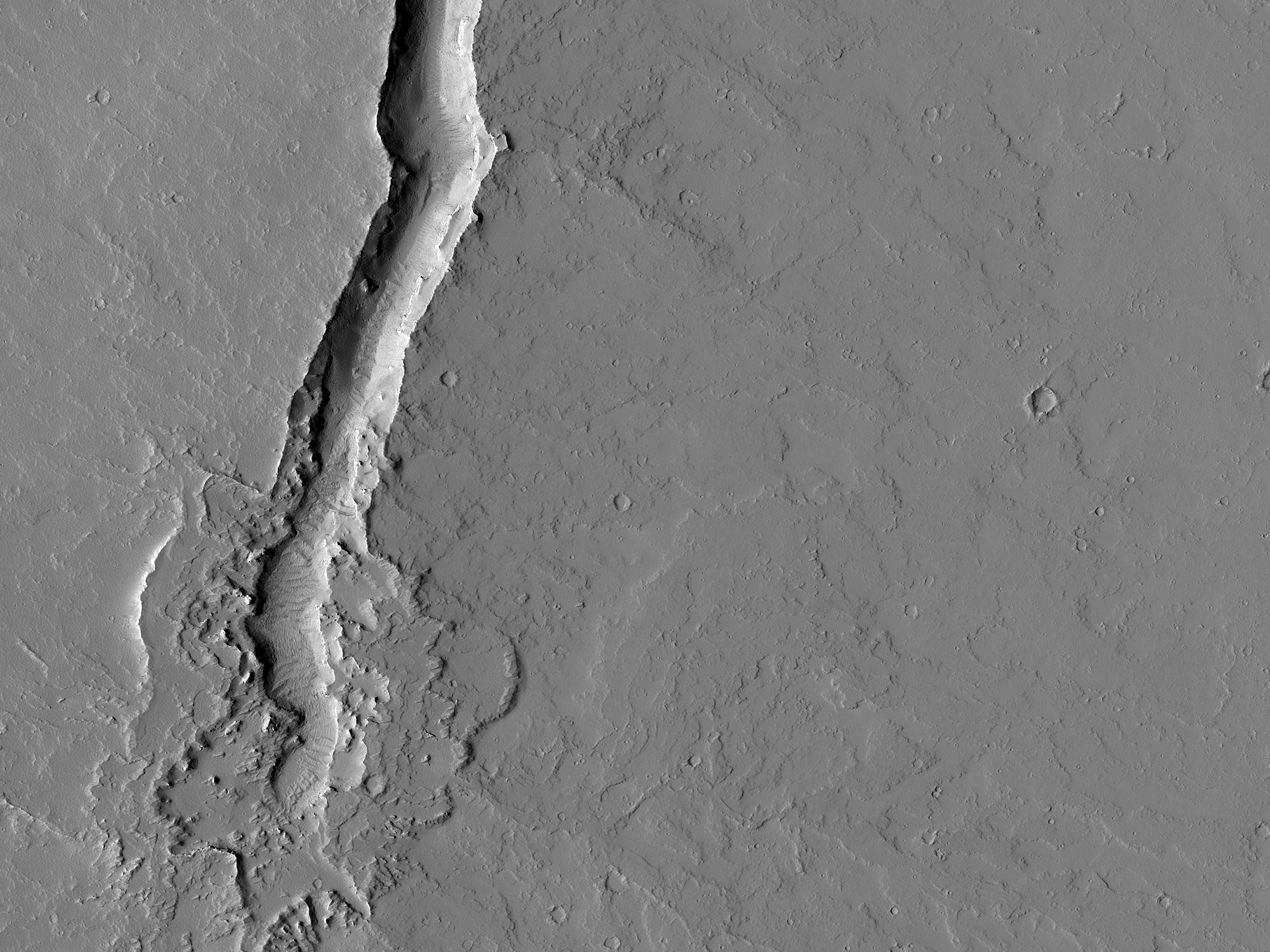 A Volcanic Vent South of Olympica Fossae
