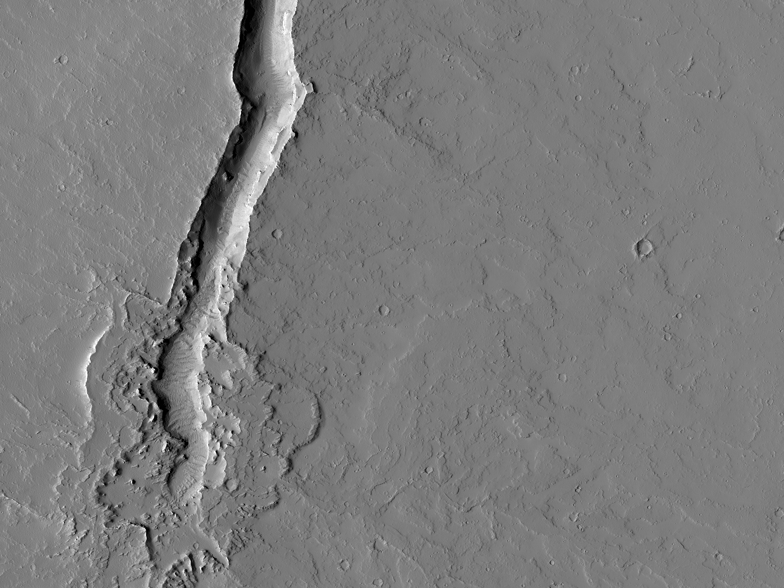 A Volcanic Vent South of Olympica Fossae