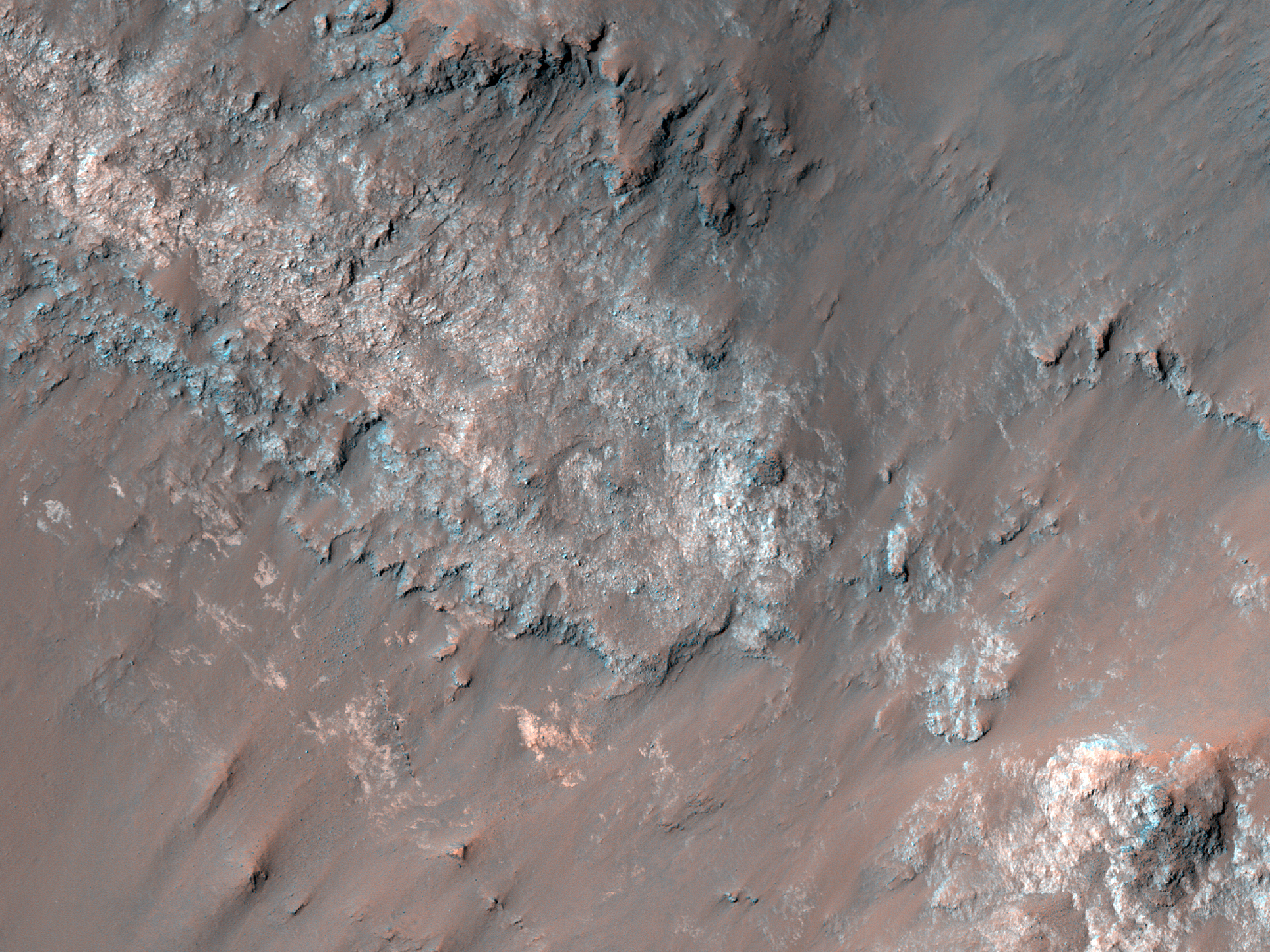 Layers in a Crater Wall