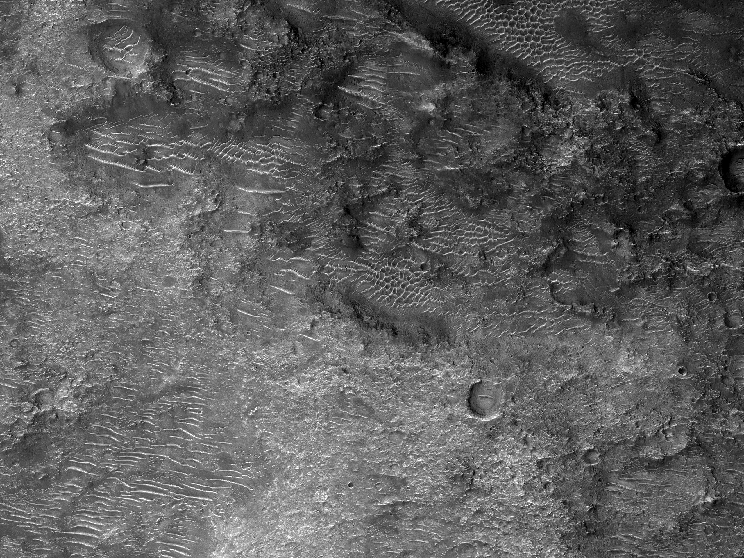 East of Verlaine Crater