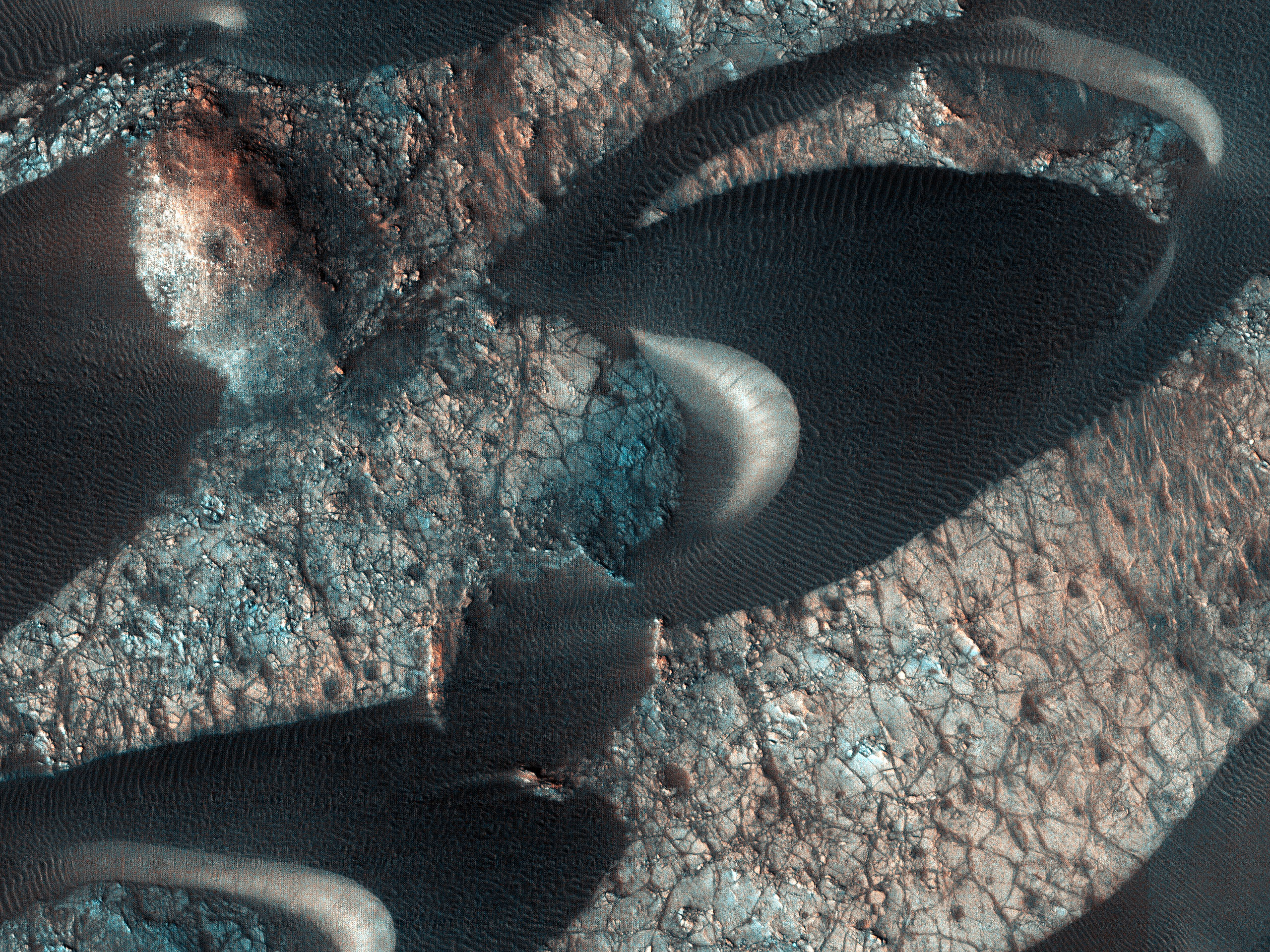 A Dune Field near Nili Patera