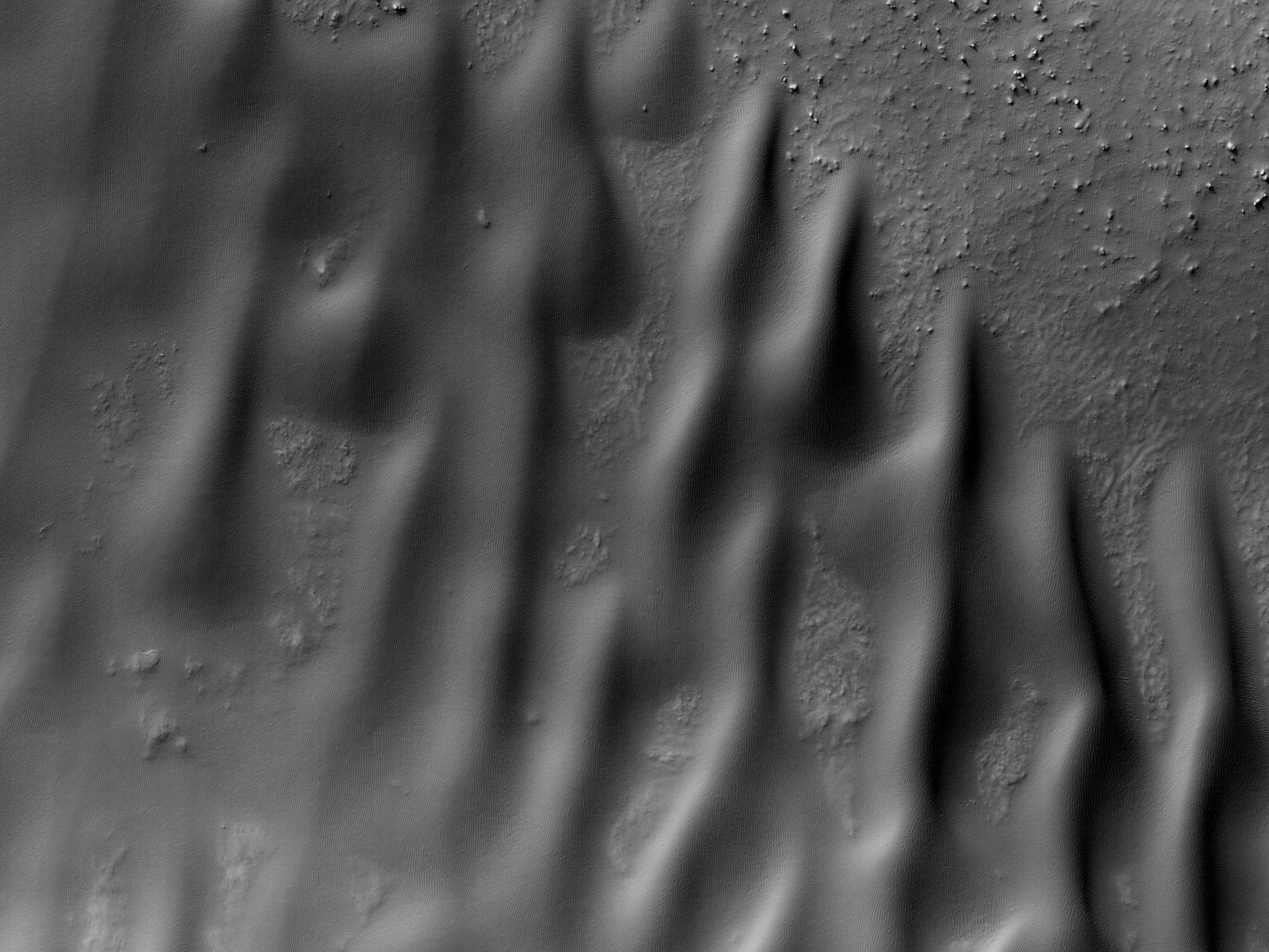 Dune Change Detection West of Lowell Crater
