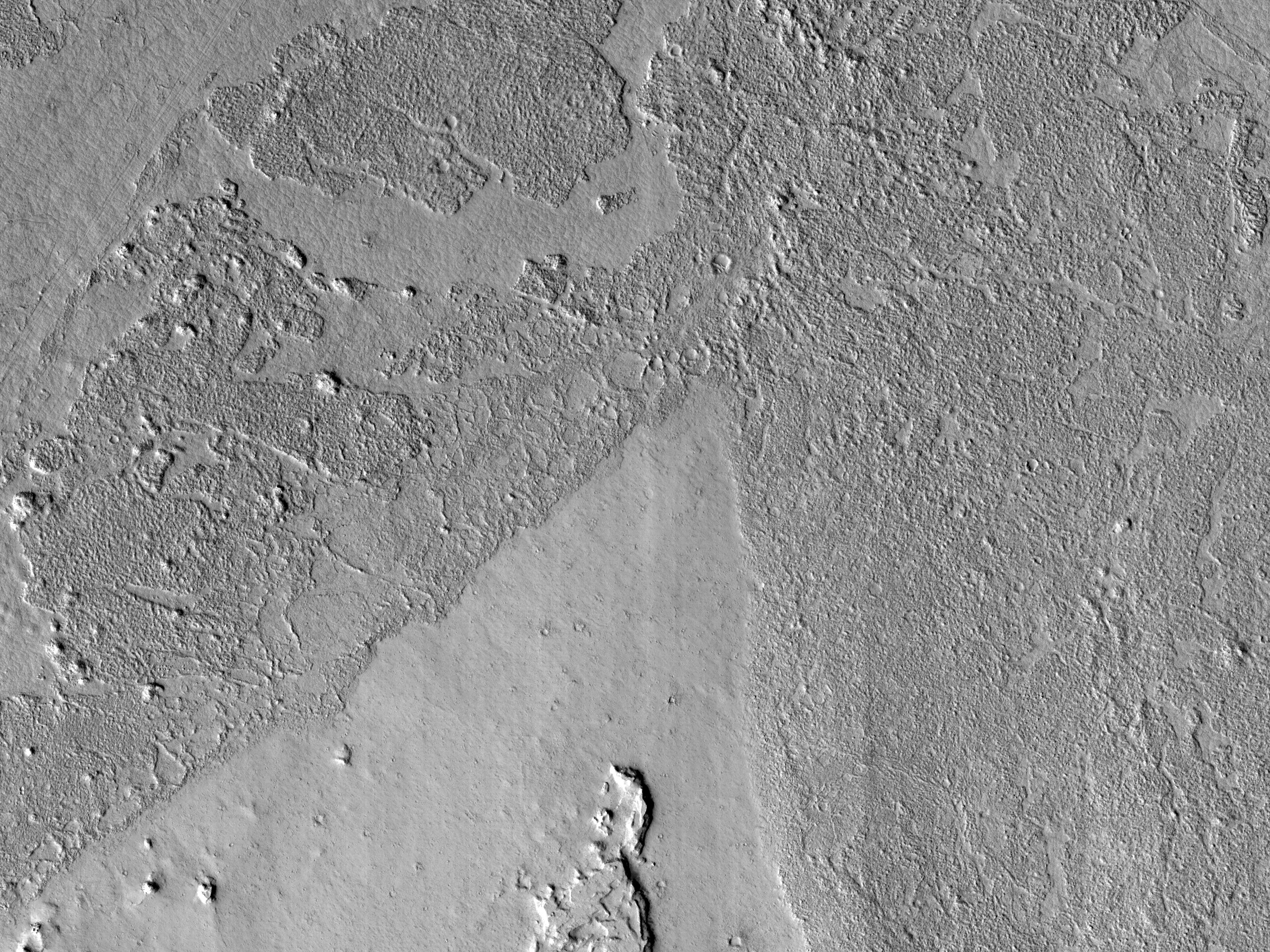 A Streamlined Feature in Marte Vallis