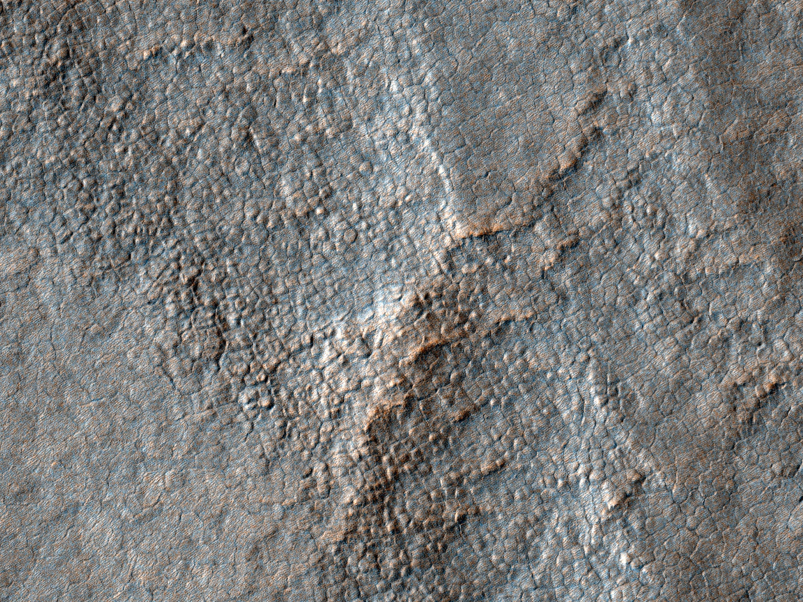Textured Surface South of Hellas Planitia