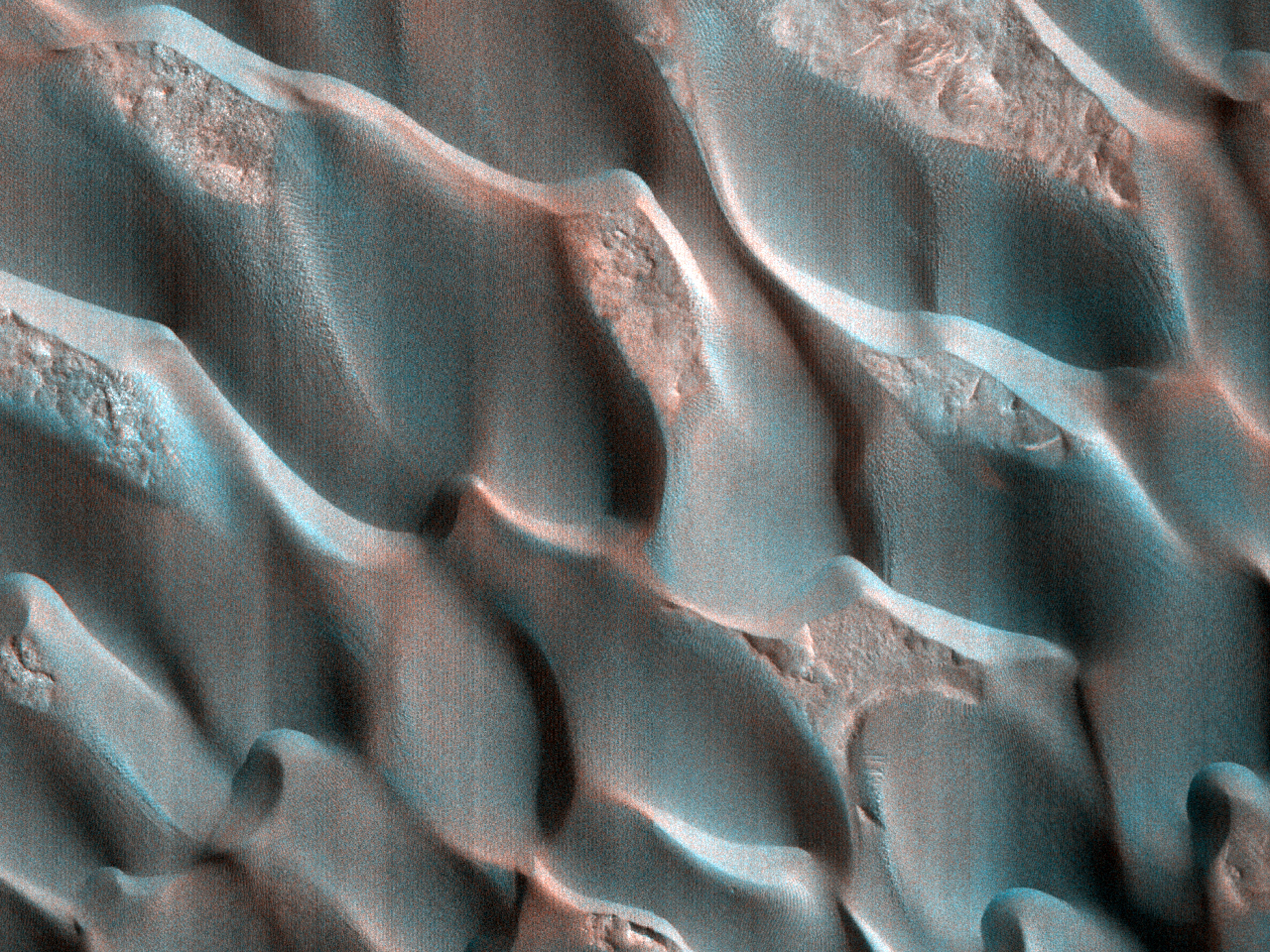 Dunes in Becquerel Crater