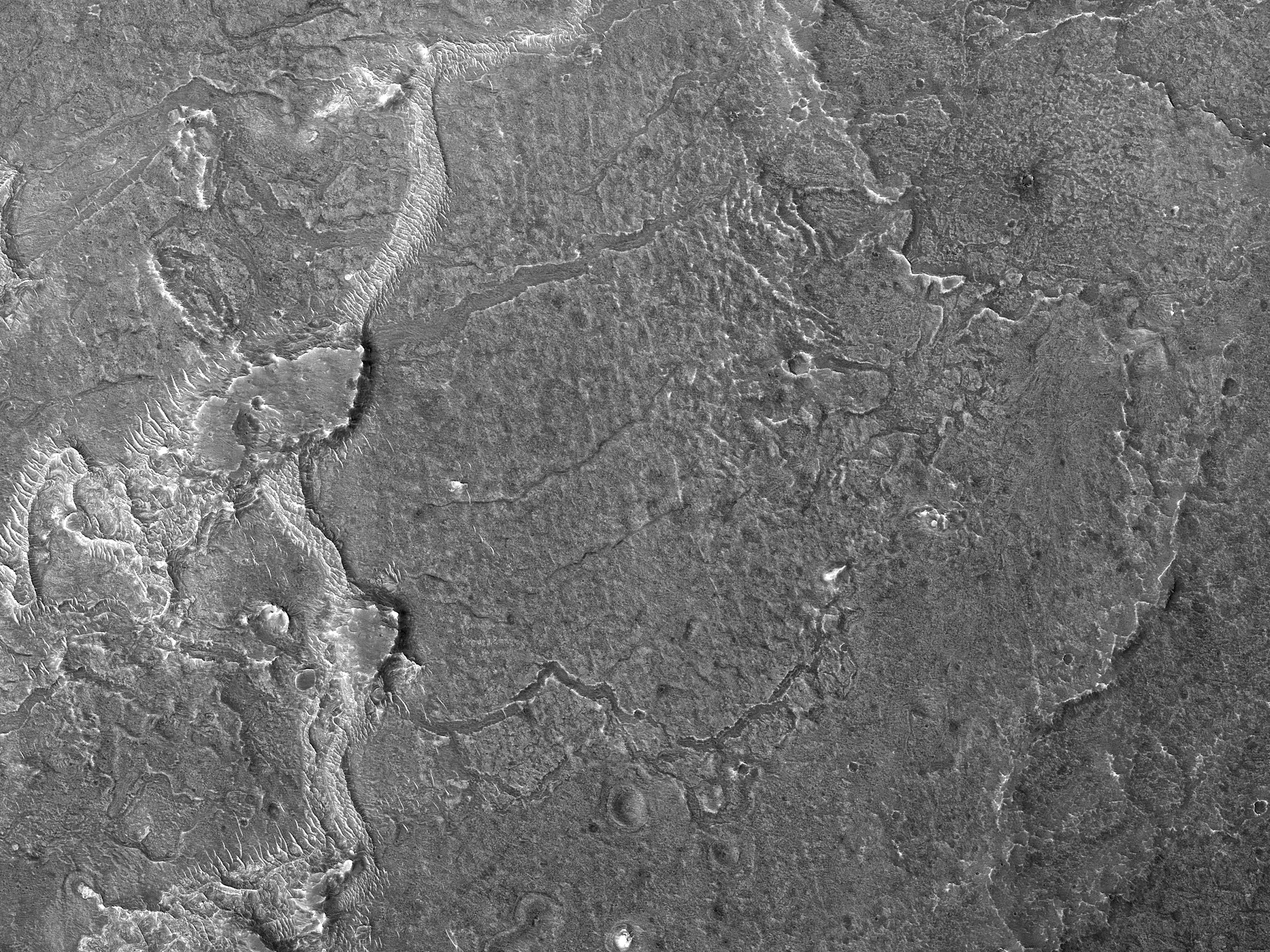 Sinuous Ridges near Juventae Chasma