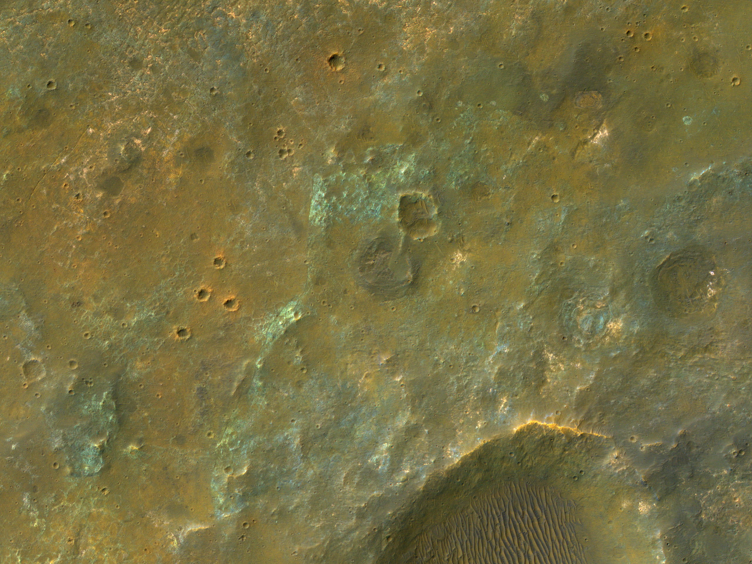 Colorful Plains South of Coprates Chasma