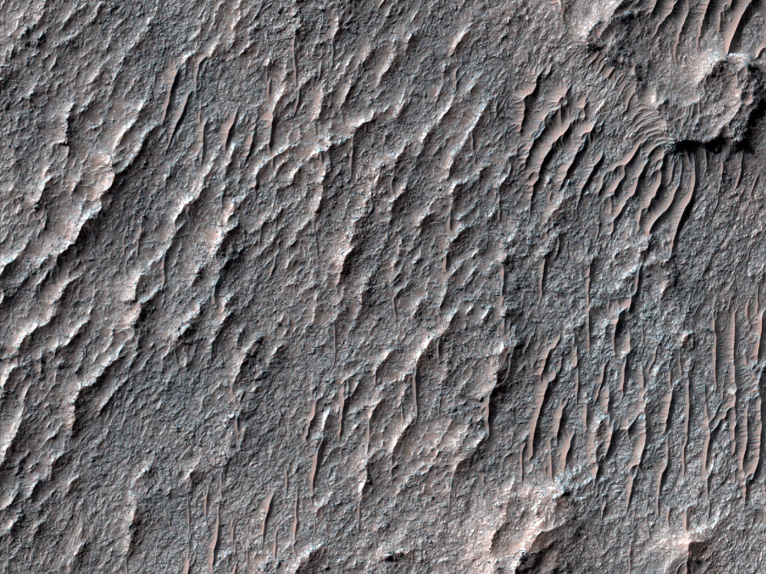 Potentially Layered Bedrock Deposits in Terra Sabaea