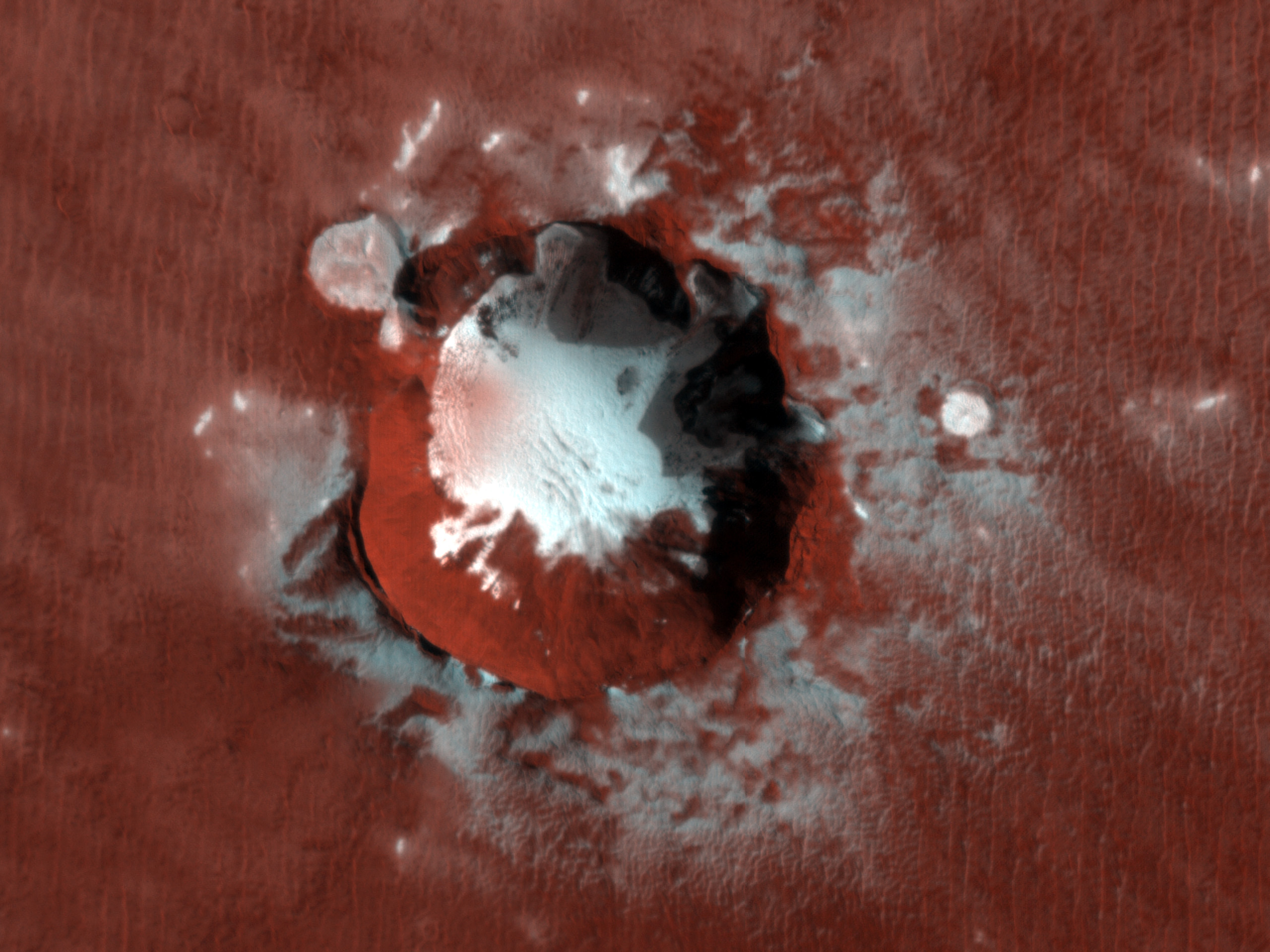 Little Crater, Full of Ice