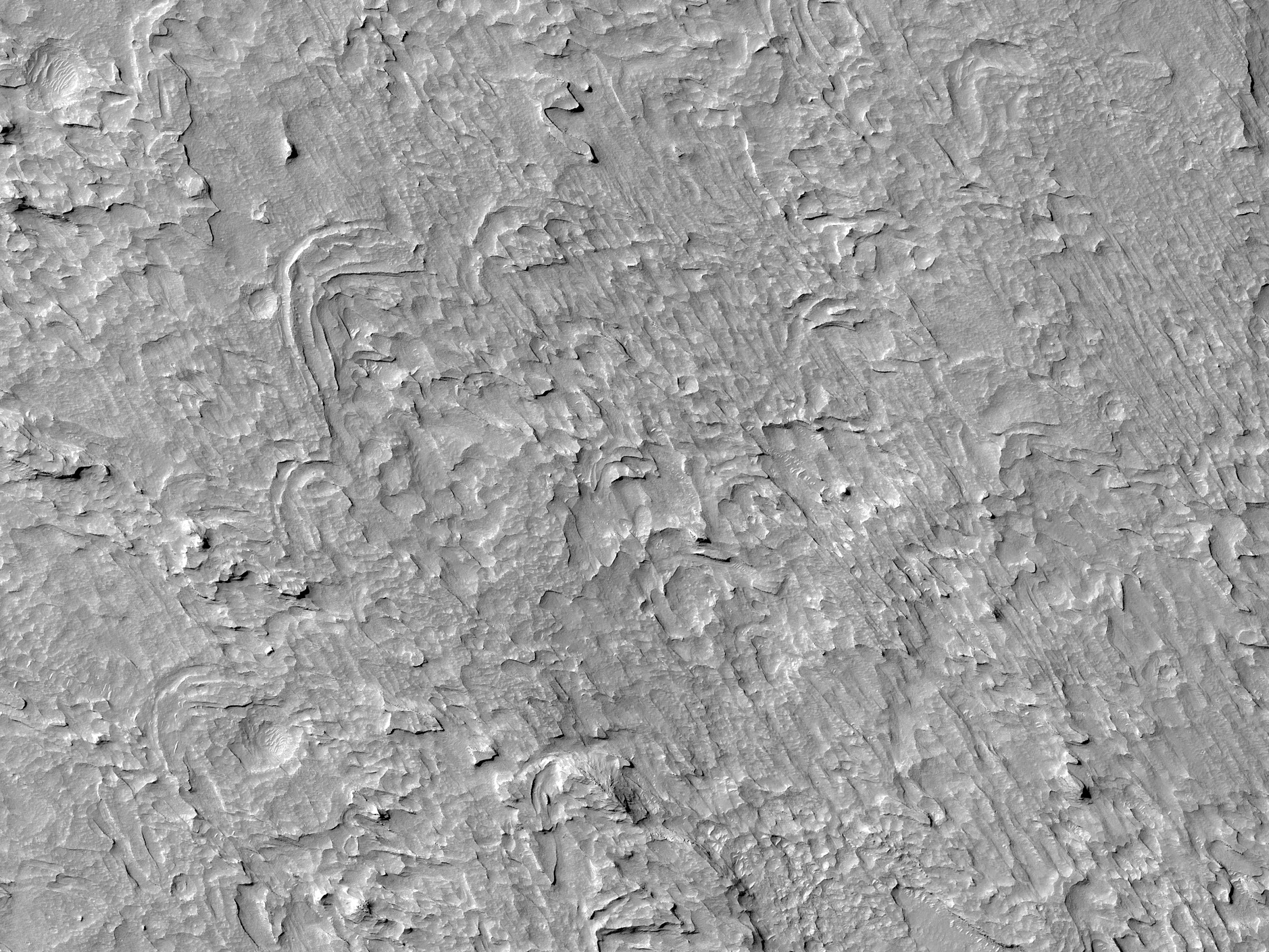 Crescent Forms in Aeolis Planum