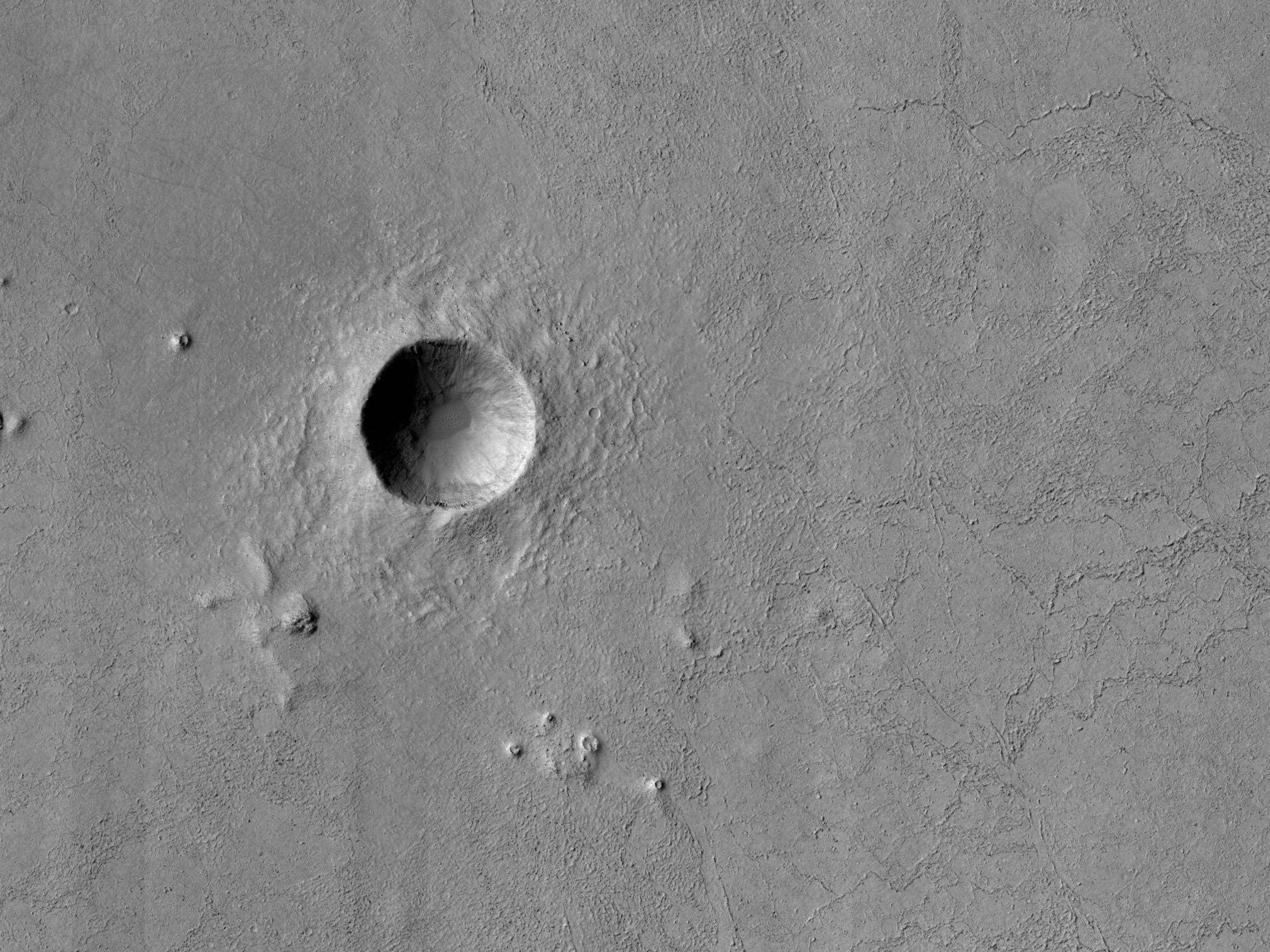 Craters and Lava in Elysium Planitia