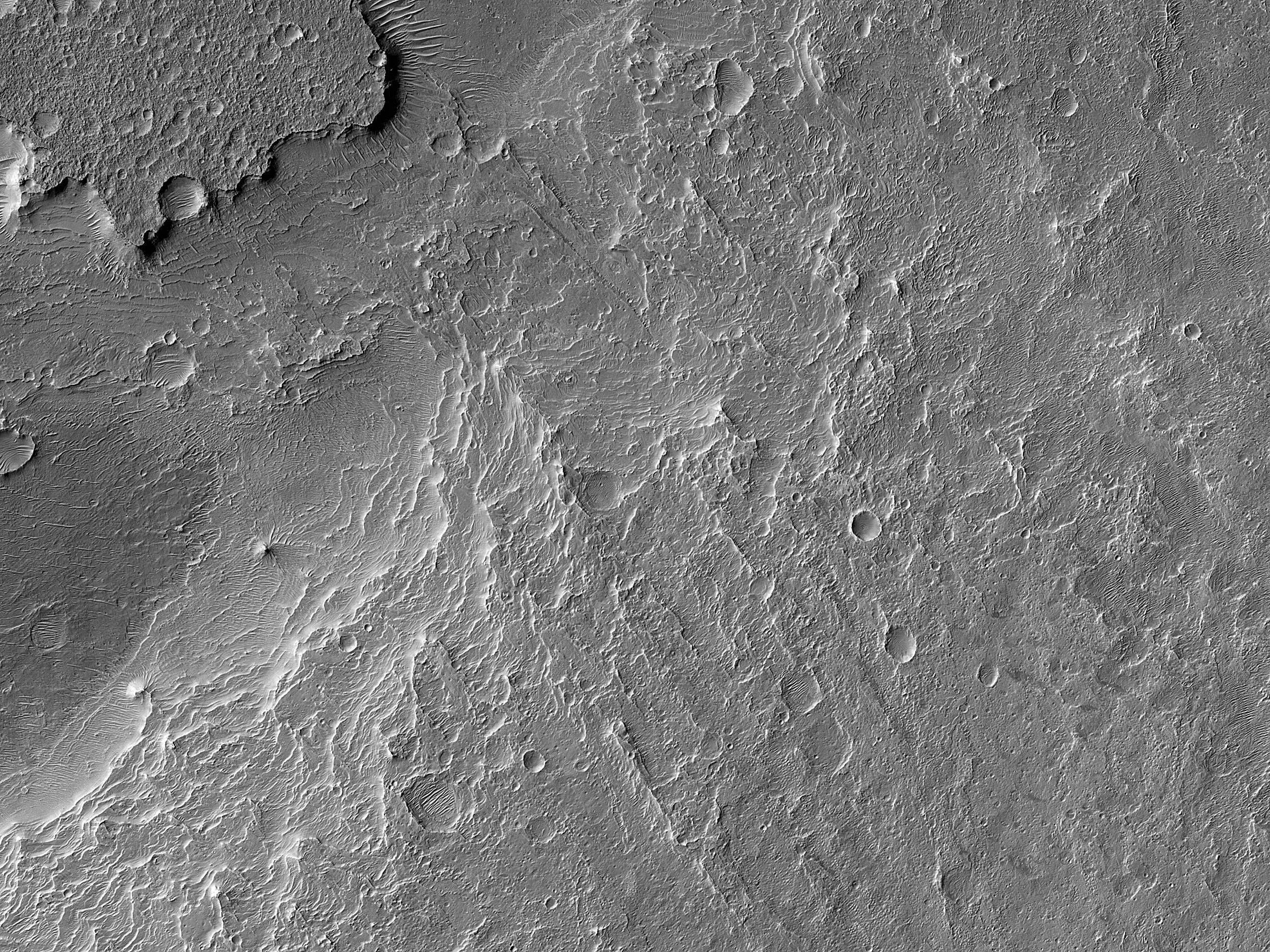 Of Layers in Luba Crater