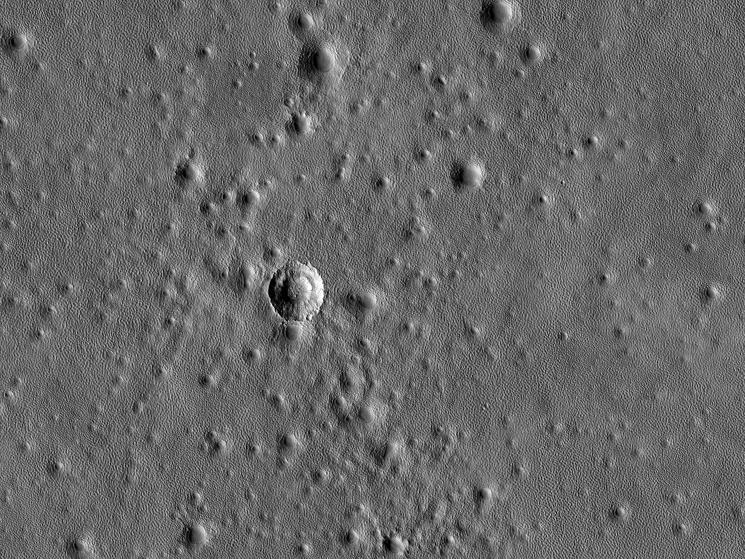 Northern Plains Crater Modification