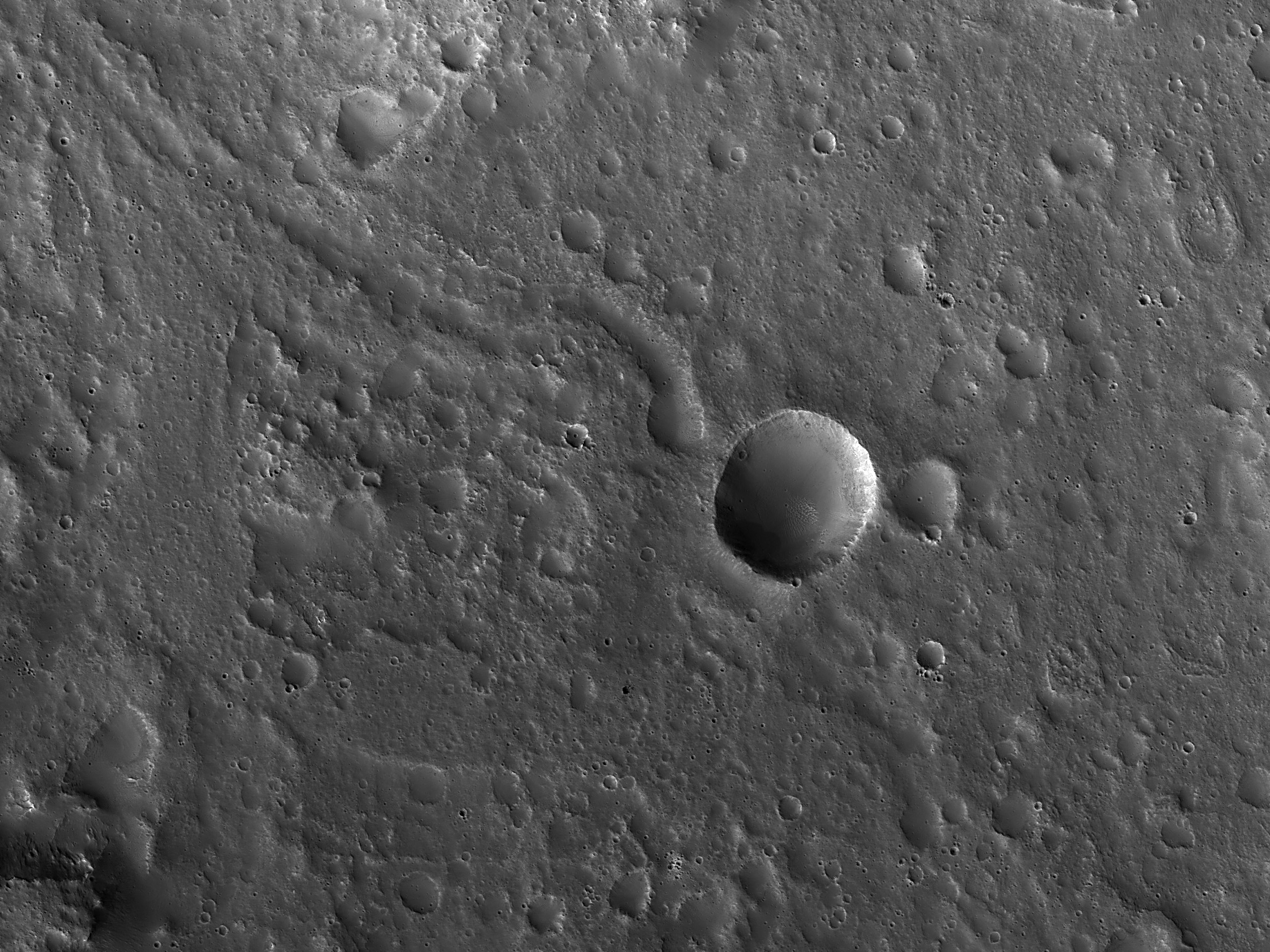 An Inverted Channel West of Idaeus Fossae