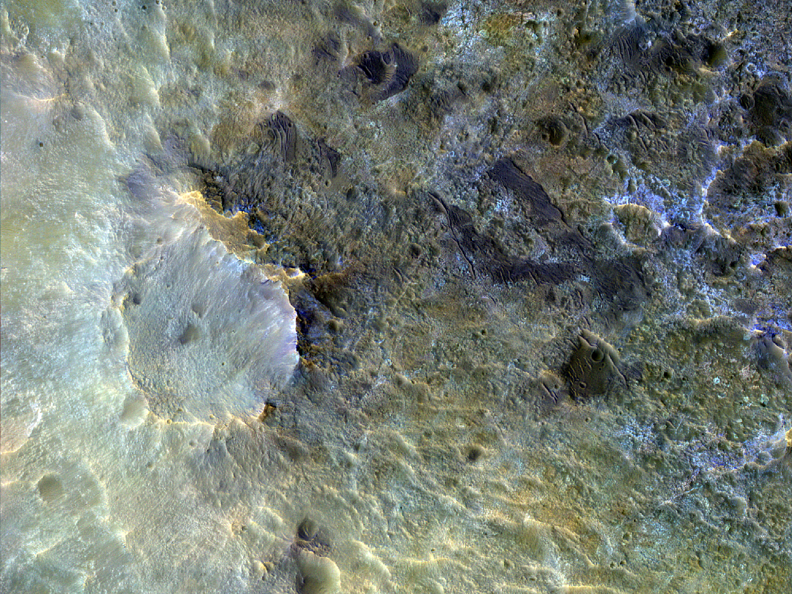 Possible Smectite-Rich Terrain North of Her Desher Vallis