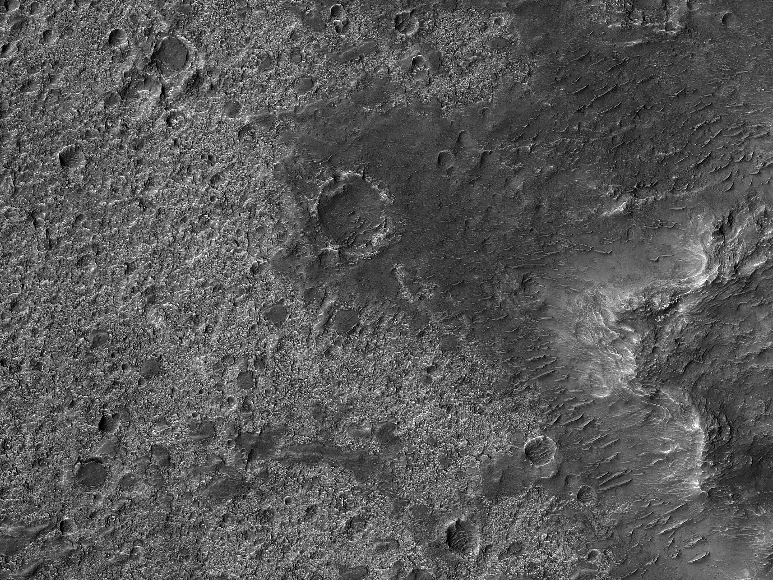 At the Edge of an Ejecta Blanket