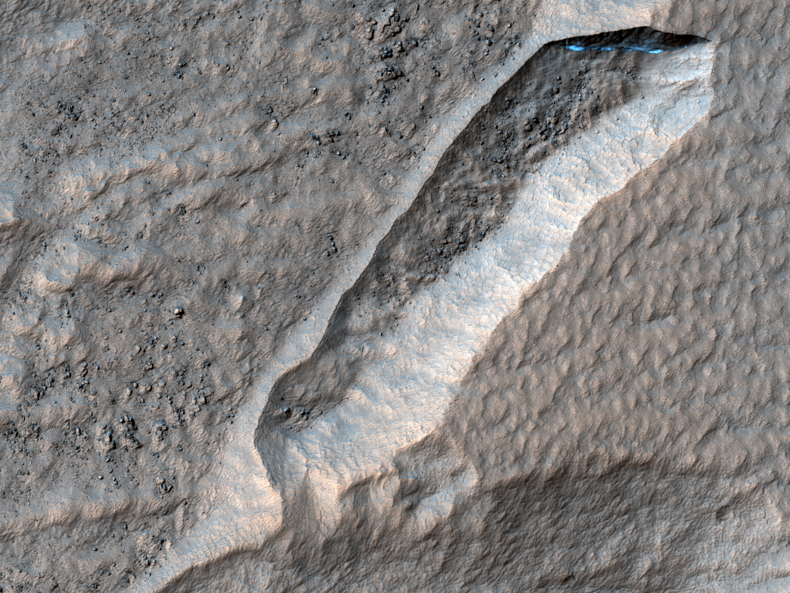 The Tale of a Retreating Scarp