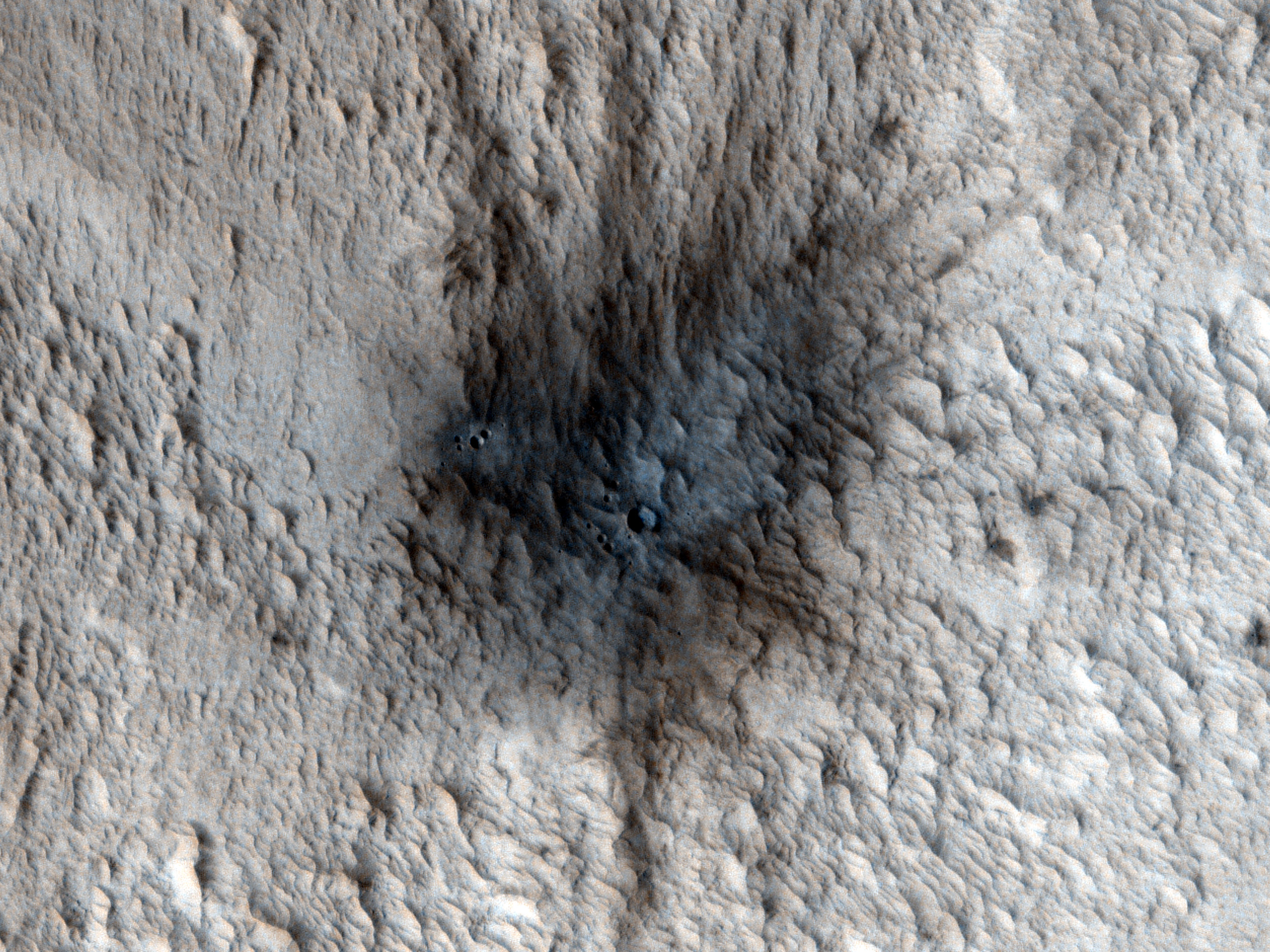 Candidate Recent Impact Site