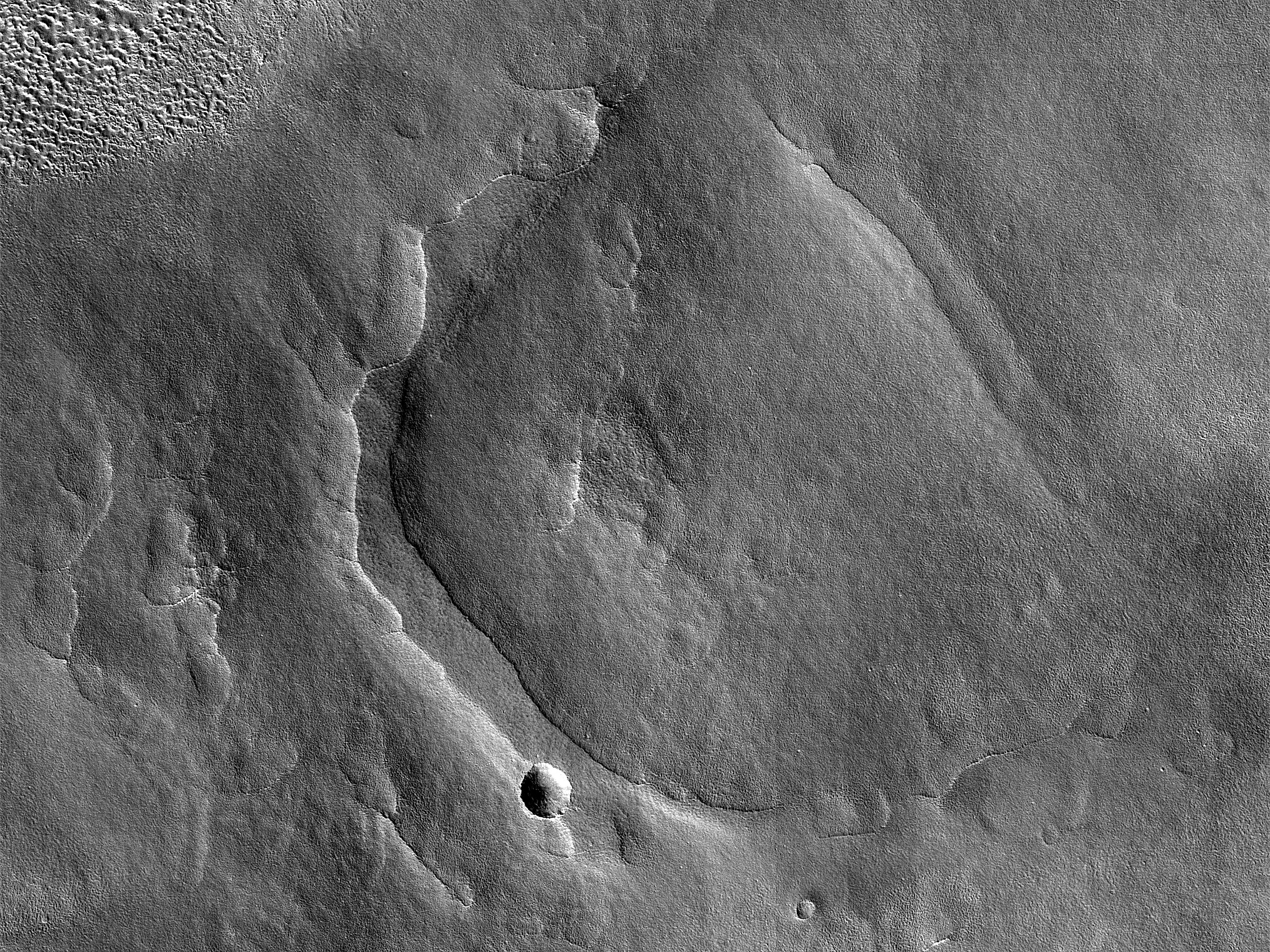 A Layered Dark-Toned Unit in Utopia Planitia