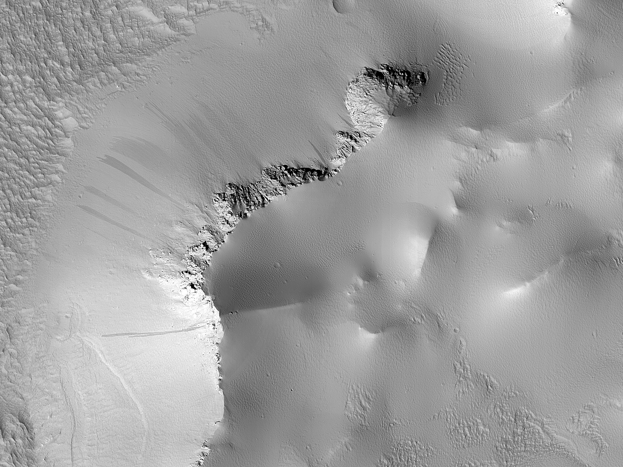 A Layered Plateau in Pavonis Mons