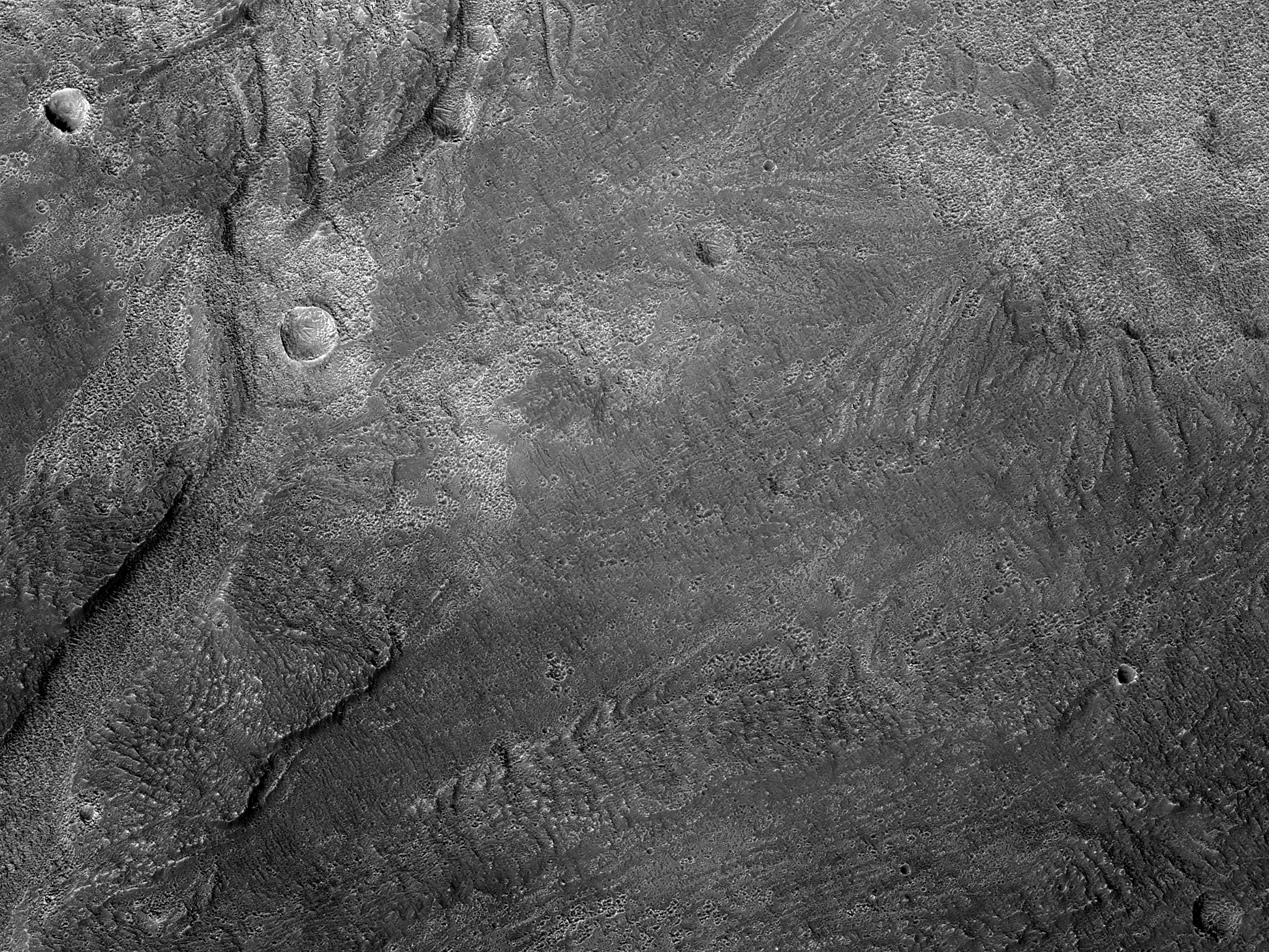 Channels South of Mohawk Crater